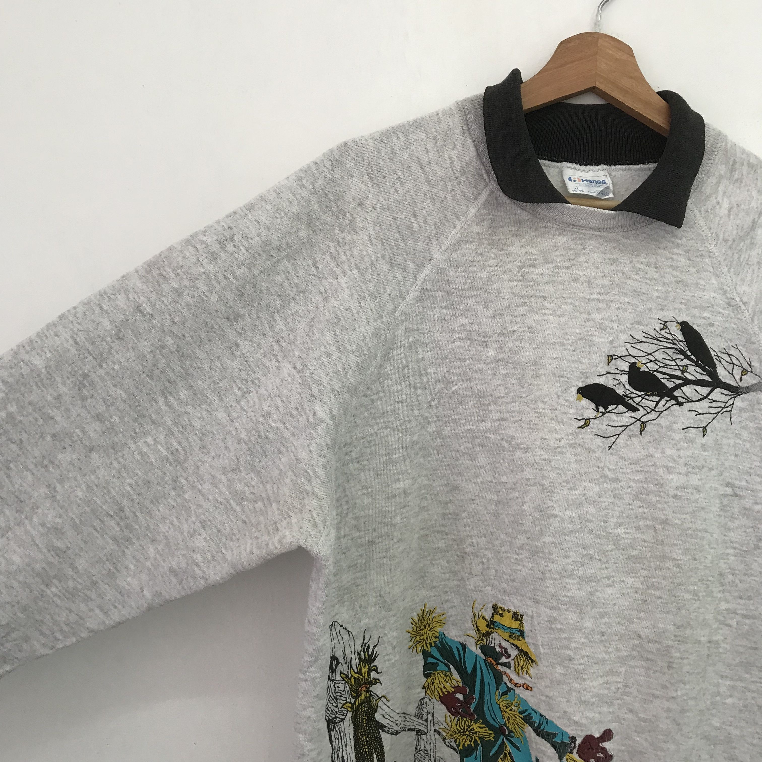 Hanes Vintage 90's Hanes Graphic Sweatshirt Medium - 656 Size US M / EU 48-50 / 2 - 4 Thumbnail