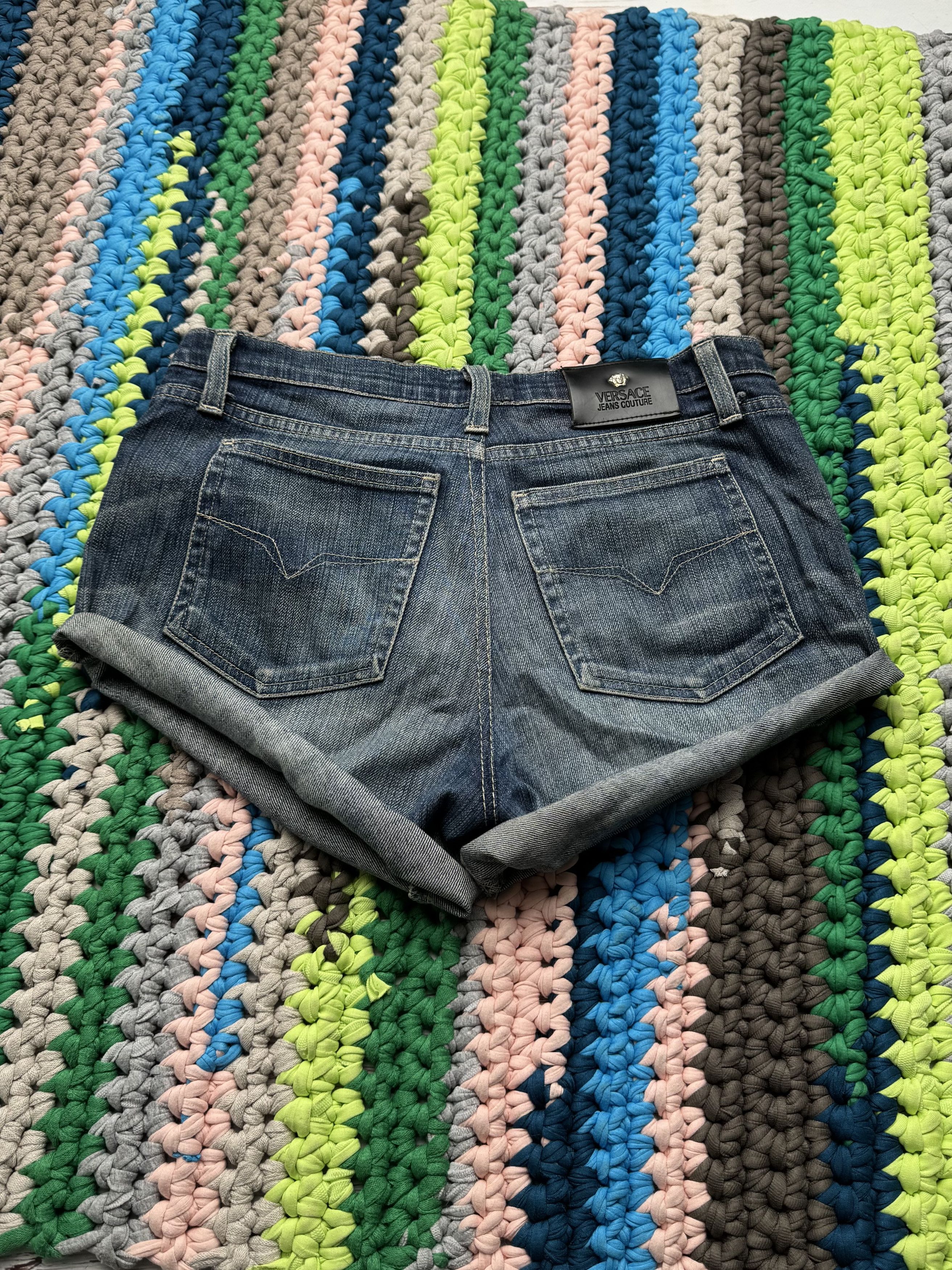 Versace Jeans Couture Versace Jeans Couture Vintage Mini Shorts (D10) Size 27" / US 4 / IT 40 - 7 Thumbnail