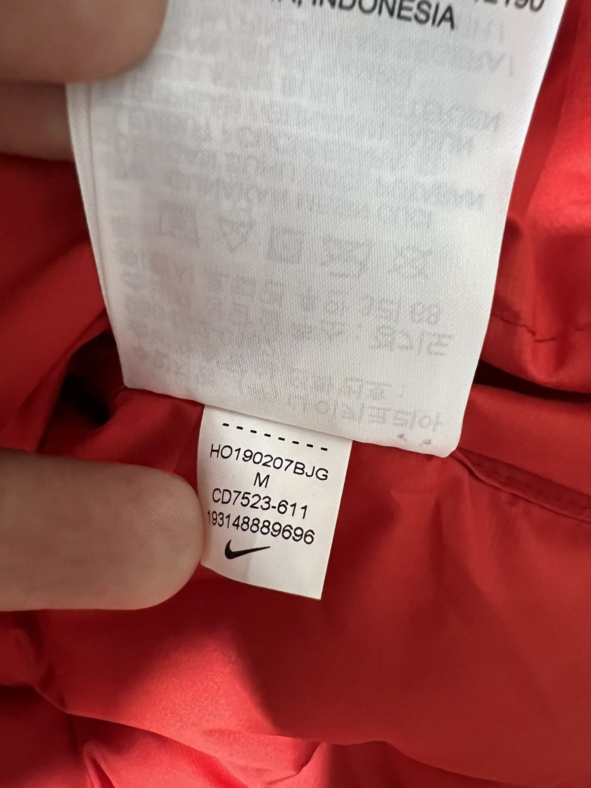 Nike × Undercover Nike x Undercover Layered Fishtail Parka Puffer Jacket Red Size US M / EU 48-50 / 2 - 8 Thumbnail