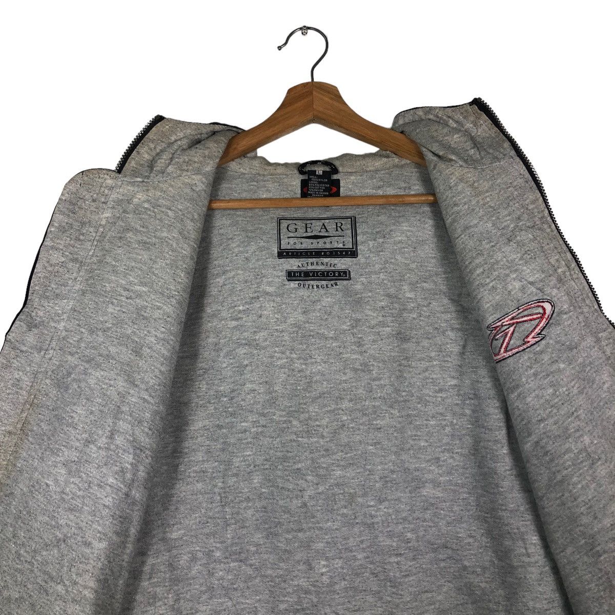 Japanese Brand 🔥Vintage Bomber Jacket Gear For Sports Japan Size US L / EU 52-54 / 3 - 15 Thumbnail