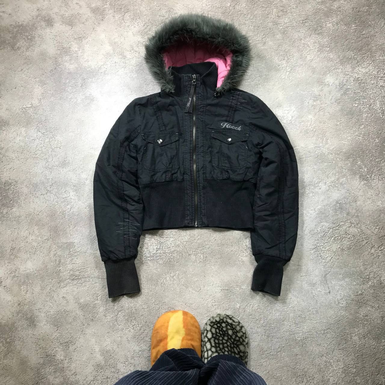Vintage Vintage Y2K Quilted Bomber Jacket Black Streetwear Tapered S Size S / US 4 / IT 40 - 1 Thumbnail