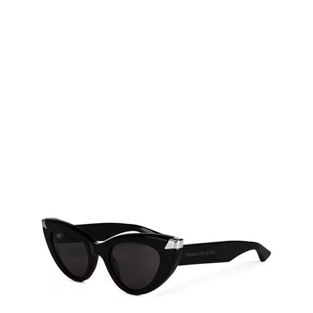 Alexander McQueen o1g2r1mq0824 Size: OS / Punk Rivet Cat Eye Sunglasses Black Size ONE SIZE - 1 Thumbnail