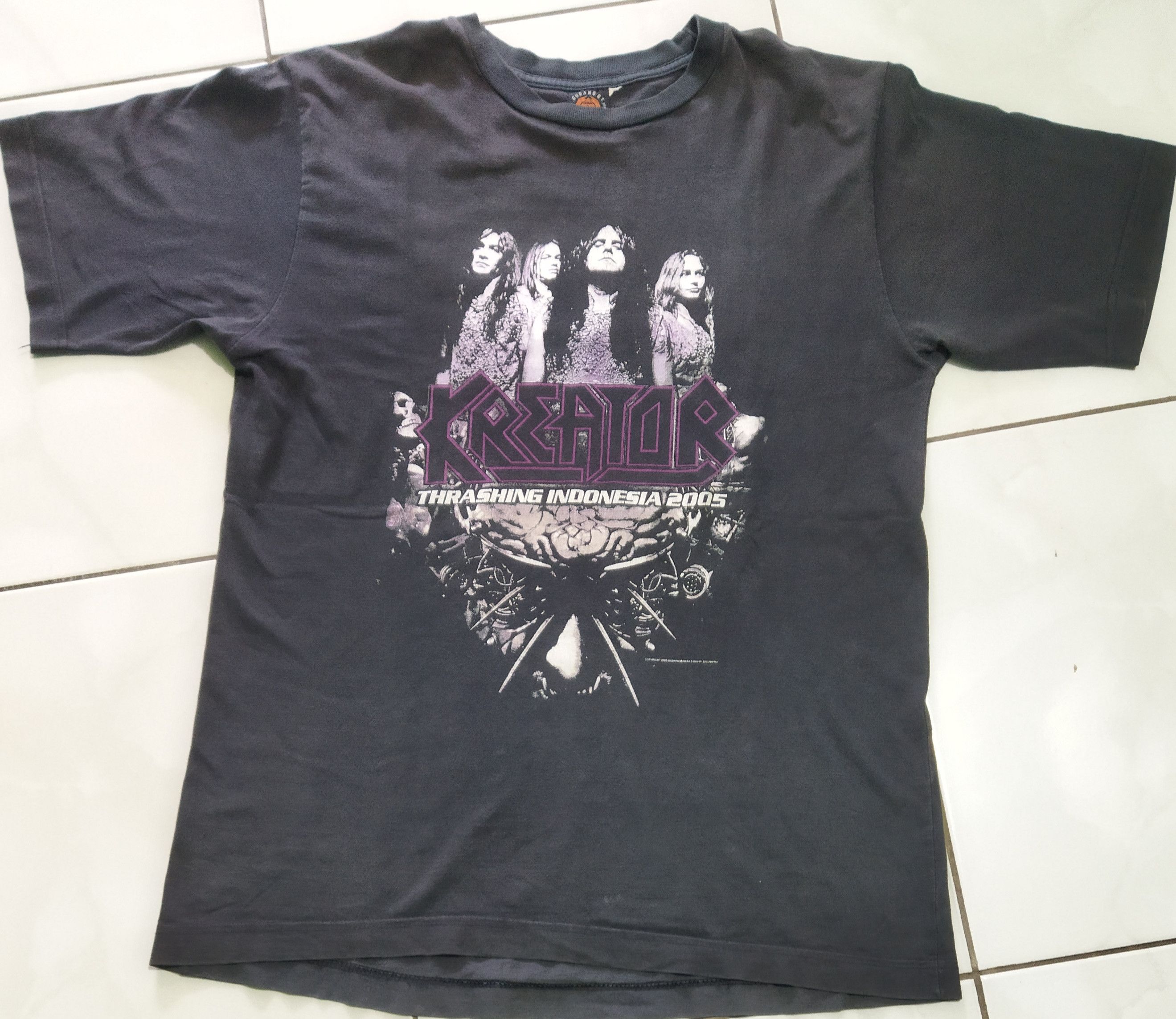 Band Tees Rare KREATOR Thrashing Indonesia 2005 Size US L / EU 52-54 / 3 - 1 Thumbnail