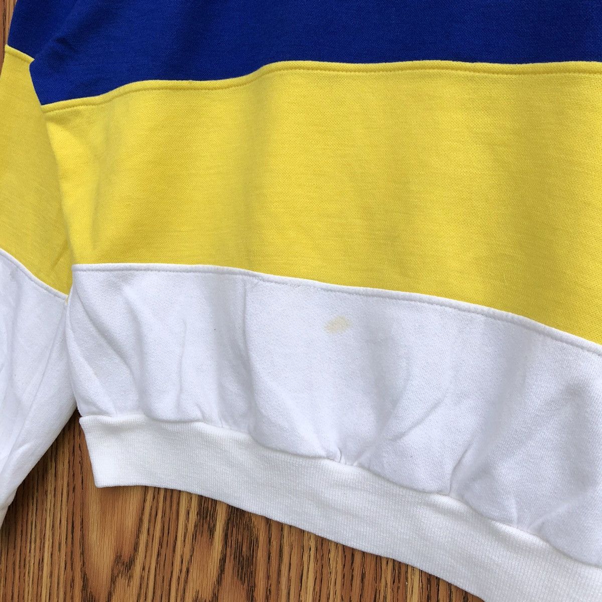 Vintage Vintage 90s Triples Polo Sweatshirt Stripe Pullover Size US XL / EU 56 / 4 - 5 Thumbnail