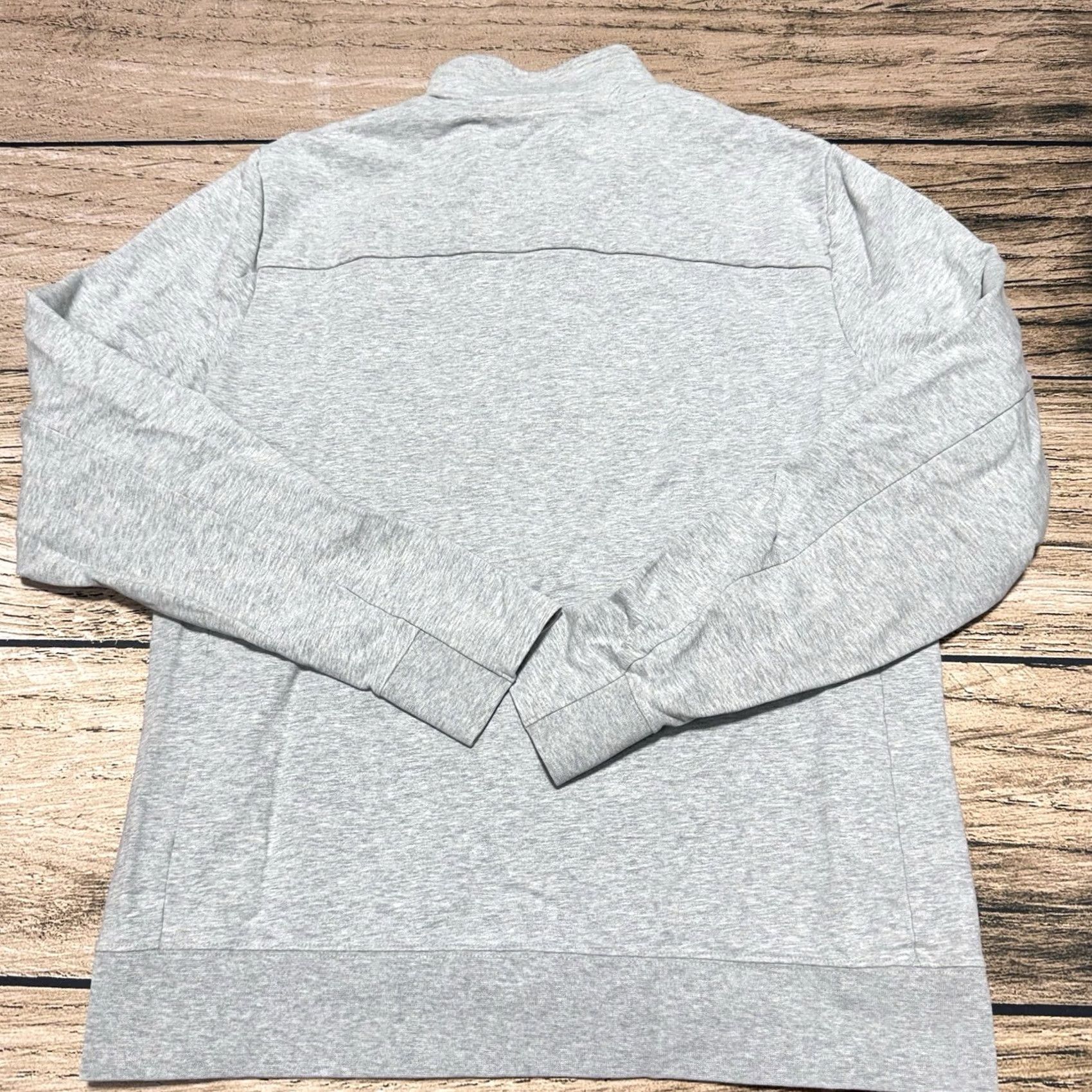 Vintage Tommy John Mens Large Gray 1/4 Zip Pullover Sweatshirt Zip Pockets Athleisure Shirt Size US L / EU 52-54 / 3 - 4 Thumbnail