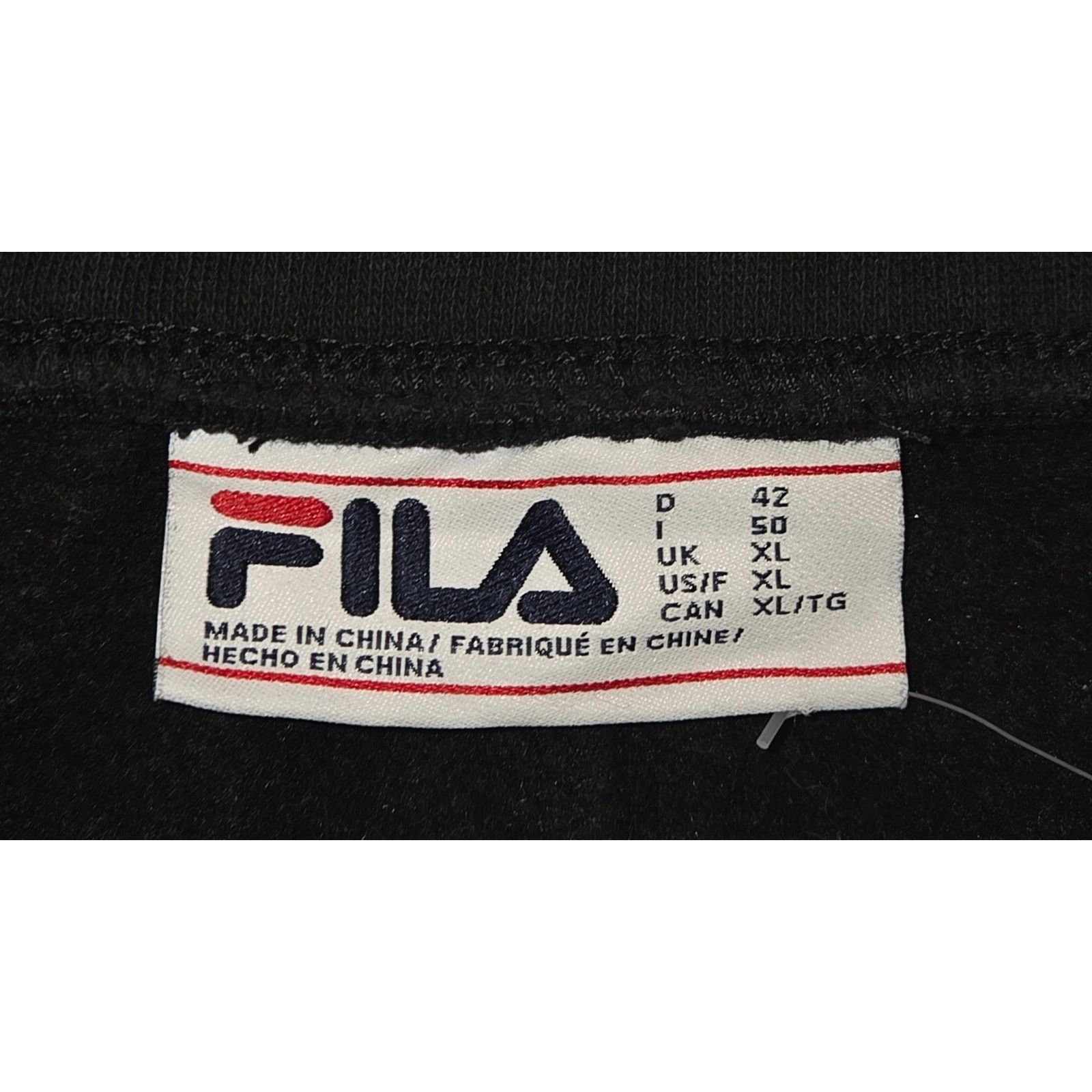 Fila Fila Black Ankle Drawstring Sweatpants - Women's XL Size 38" / US 16 / IT 52 - 5 Thumbnail