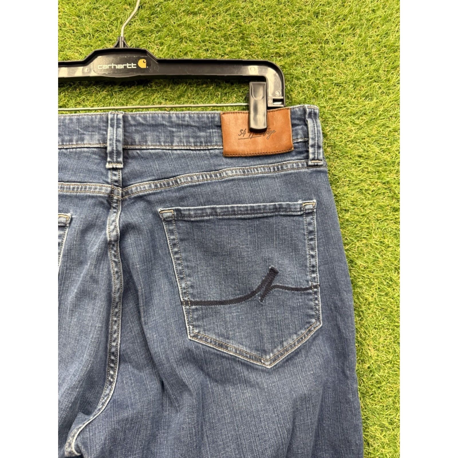 Vintage 34 Heritage Jeans Mens 35x32 Charisma Dark Wash Blue Denim Classic Comfort Rise Size US 35 - 3 Thumbnail