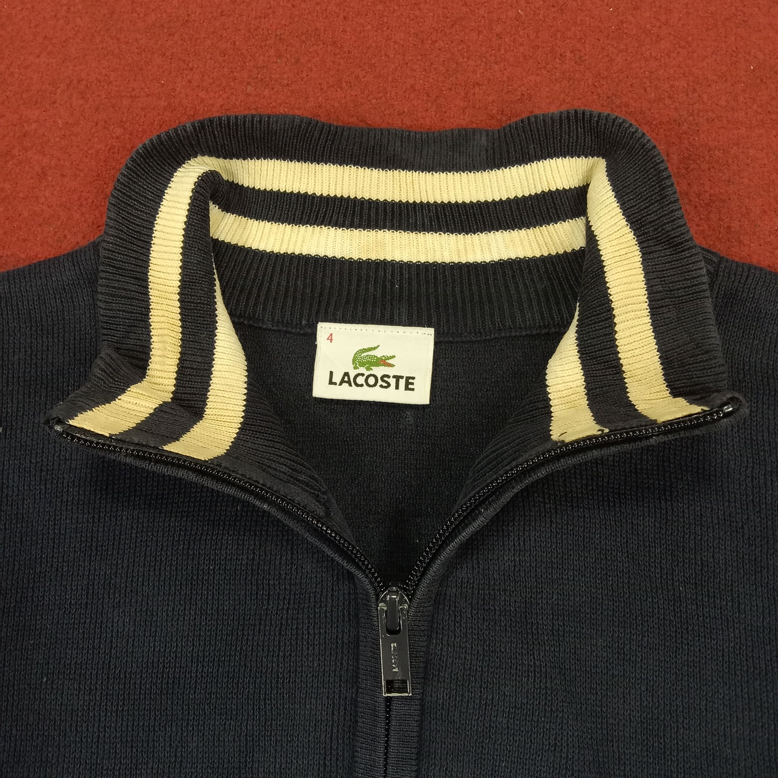 Lacoste × Vintage Lacoste Small Logo Design Streetwear Style Sweater Size US L / EU 52-54 / 3 - 6 Thumbnail
