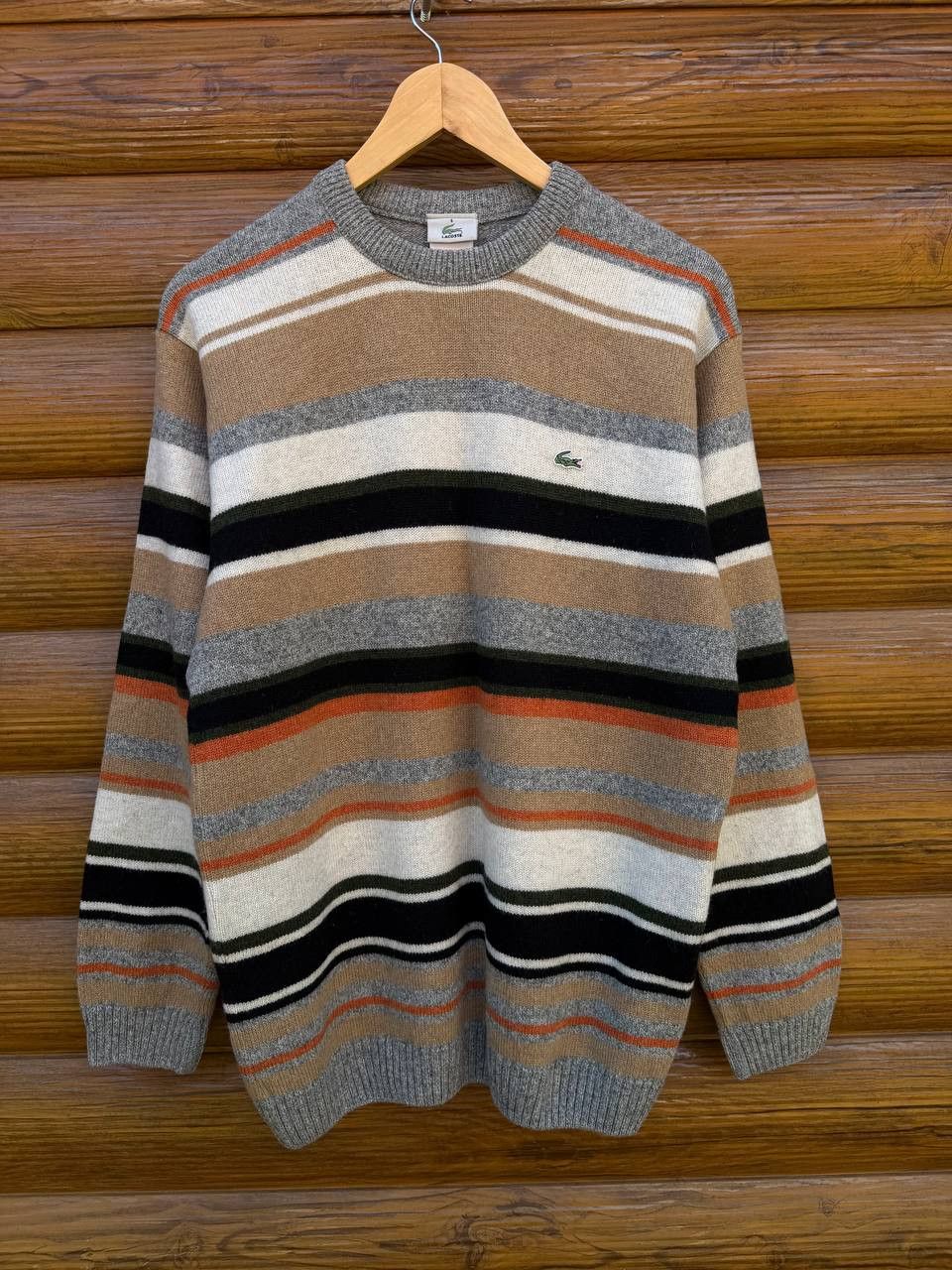 Lacoste Vintage Lacoste Sweater Wool Lacoste Sweatshirt Size US L / EU 52-54 / 3 - 1 Thumbnail