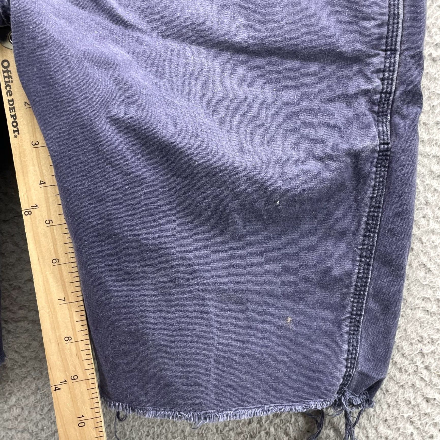 Carhartt Carhartt Shorts Mens 35 Blue Crop Relaxed Workwear Skate Grunge Y2k Short Cargo 90s Nature Outdoor Mens Size US 35 - 4 Thumbnail