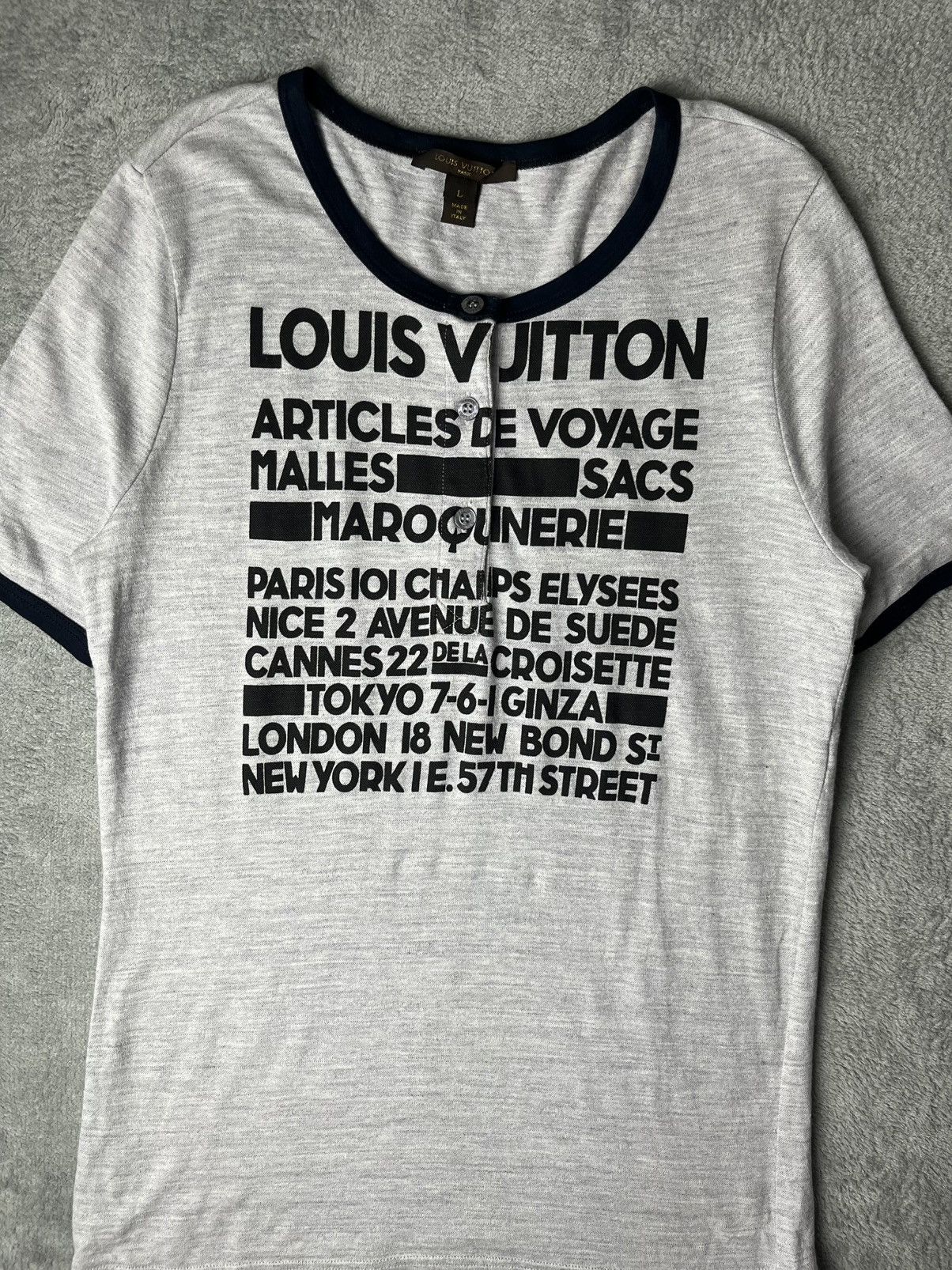 Louis Vuitton Louis Vuitton - Article De Voyage Shirt Size L / US 10 / IT 46 - 2 Thumbnail