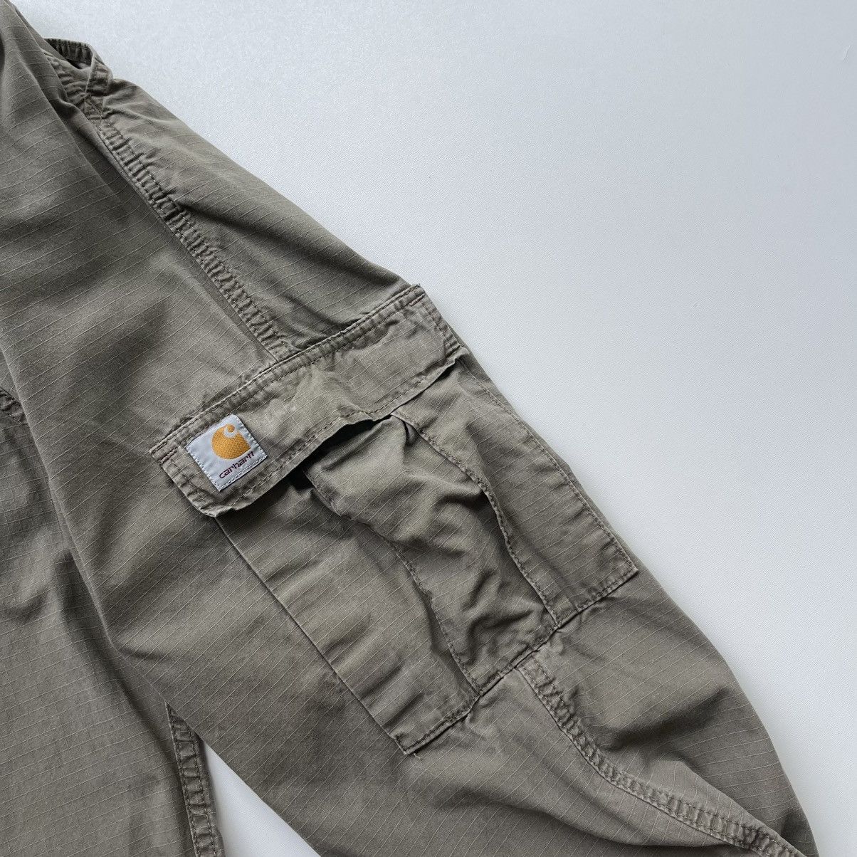 Carhartt Wip Carhartt WIP W’ Regular Cargo Baggy Pants Washed Olive Y2K Size US 27 - 5 Thumbnail