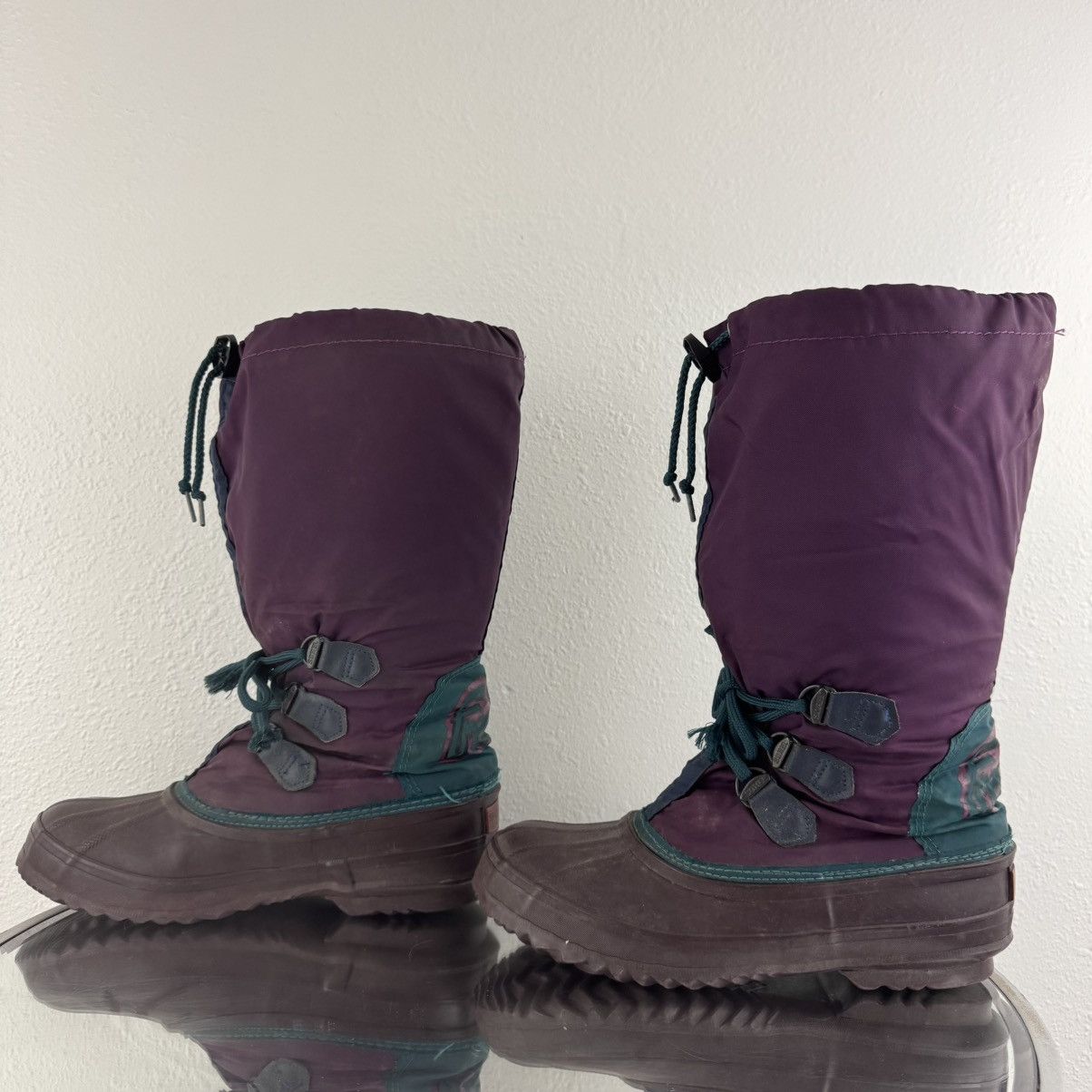 SOREL SOREL Vintage Purple Teal Freestyle Retro Kaufman Snow Boots Size US 9 / IT 39 - 8 Thumbnail
