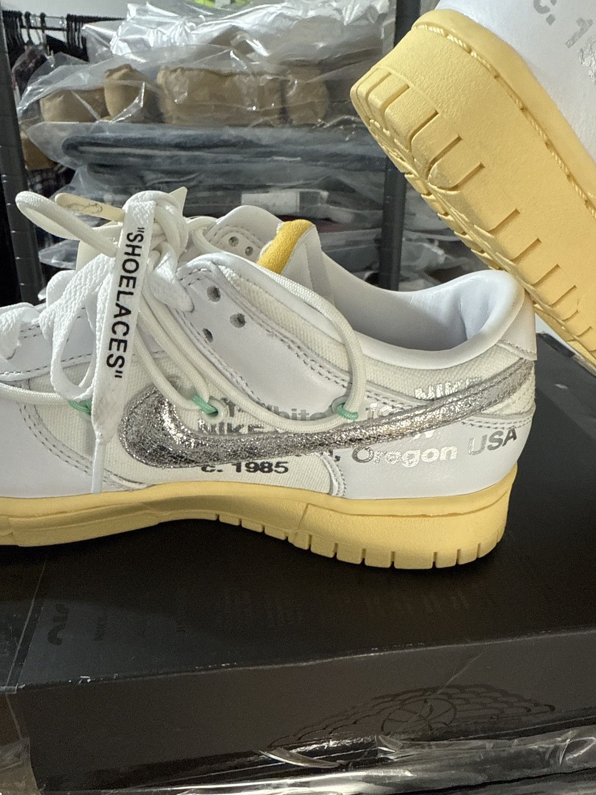 Nike × Off-White Nike Dunk x Off-White Size US 6.5 / EU 39-40 - 16 Thumbnail