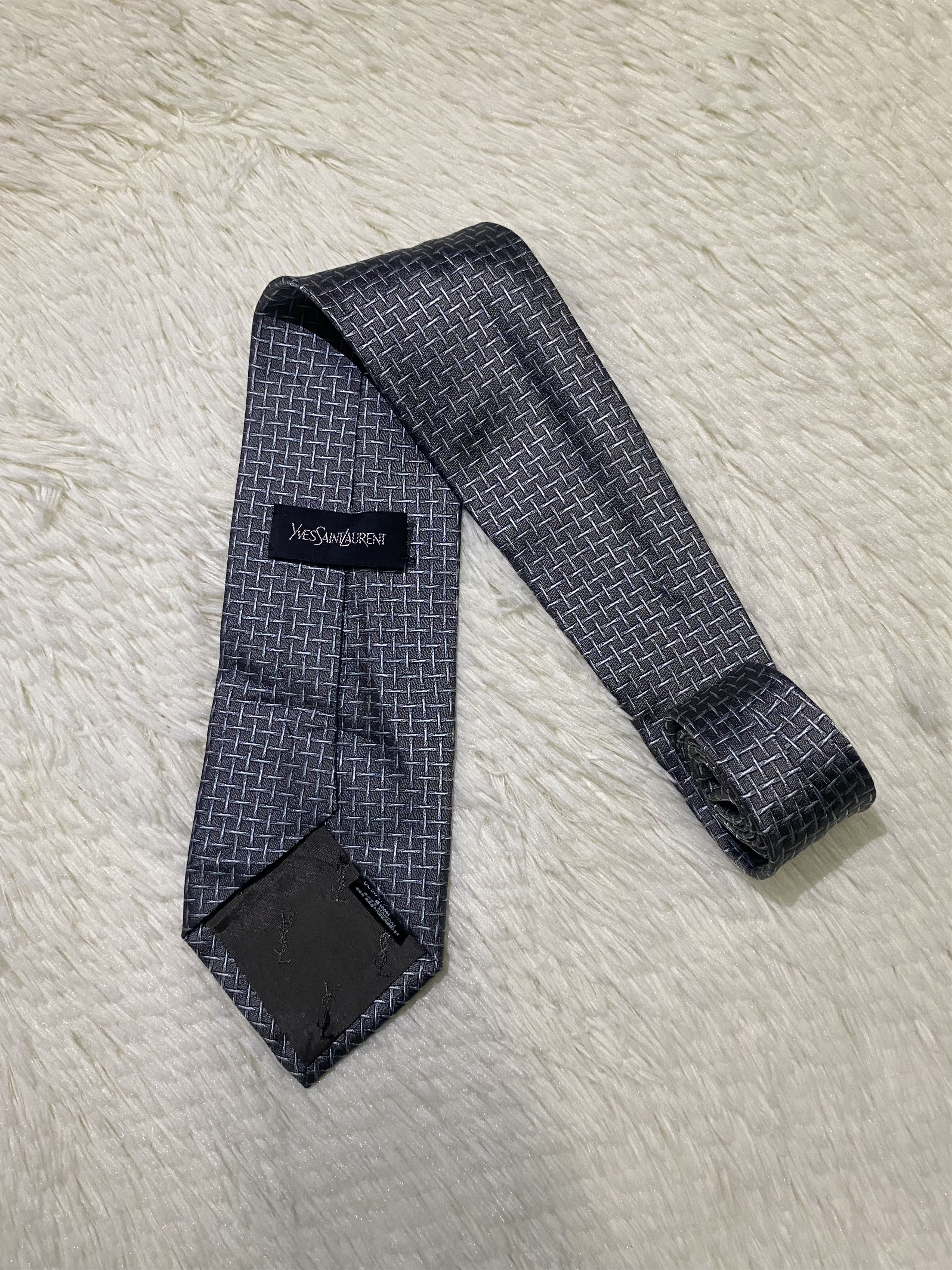 Yves Saint Laurent Yves Saint Laurent Tie Size ONE SIZE - 3 Thumbnail