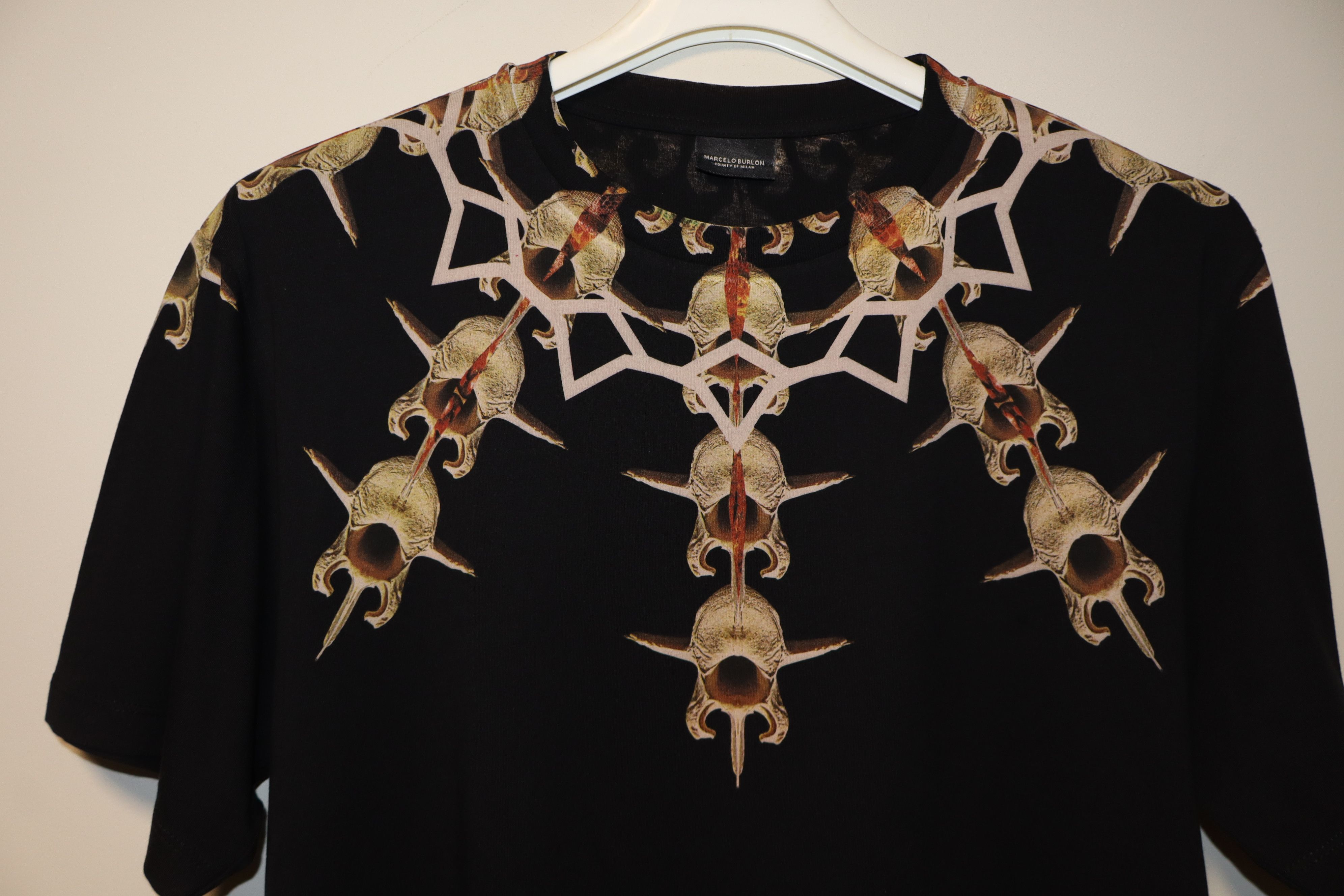 Marcelo Burlon Skull print t-shirt Size US S / EU 44-46 / 1 - 8 Thumbnail