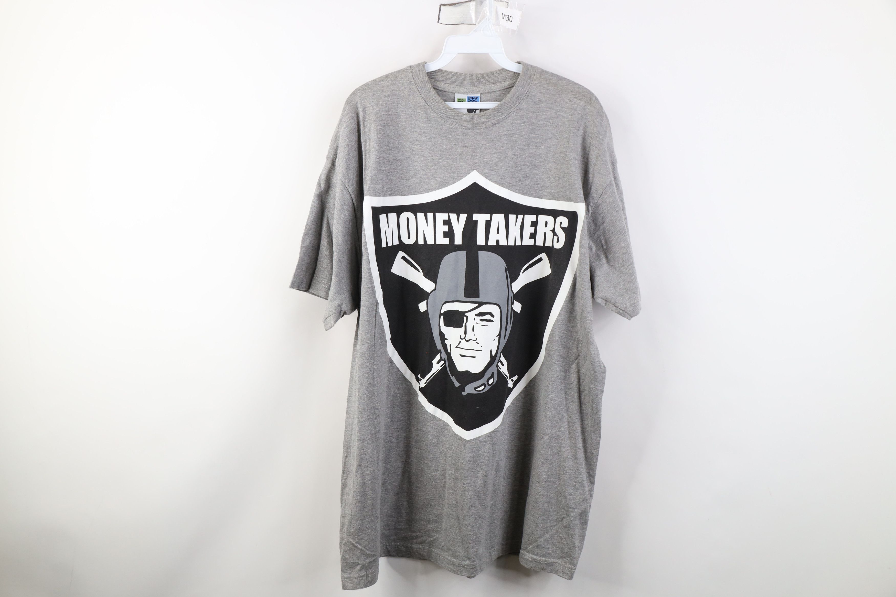 Vintage Vintage Y2K Streetwear Money Takers Raiders Football T-Shirt Size US XL / EU 56 / 4 - 1 Thumbnail