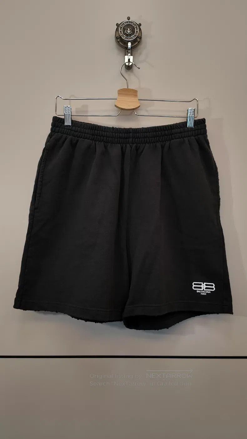 Balenciaga Balenciaga size S Black Gray Shorts Size US 27 - 1 Thumbnail