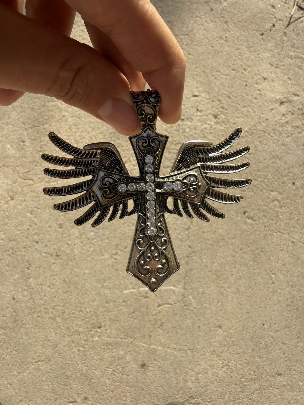Other Y2k cross neckalce Size ONE SIZE - 1 Thumbnail