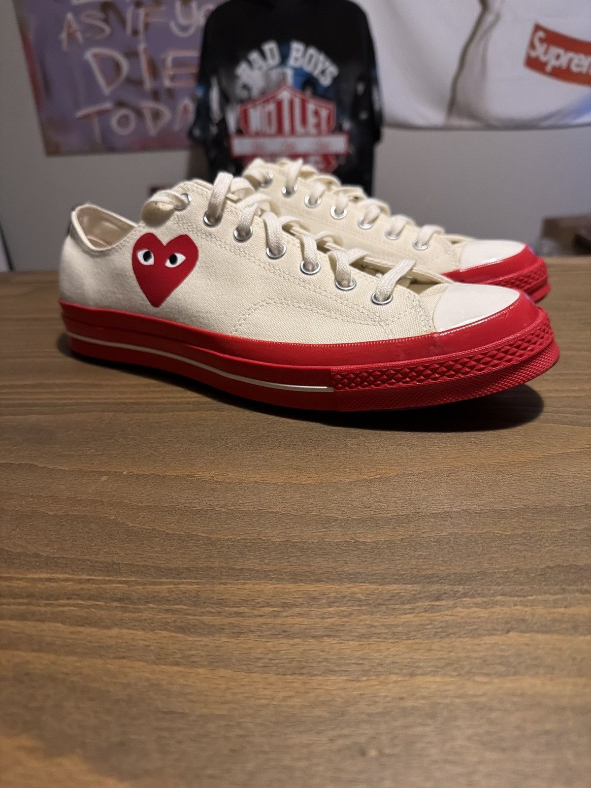 Comme des Garcons PLAY × Converse CDG x Converse Size US 12 / EU 45 - 2 Thumbnail