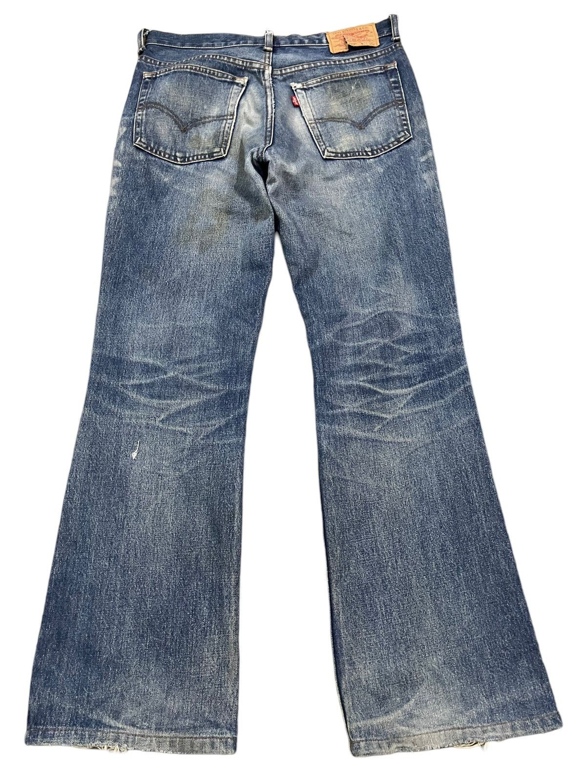 Levi's Vintage 90s Levis Japan Blue Wash Style Bootcut Jeans Size US 32 / EU 48 - 2 Thumbnail