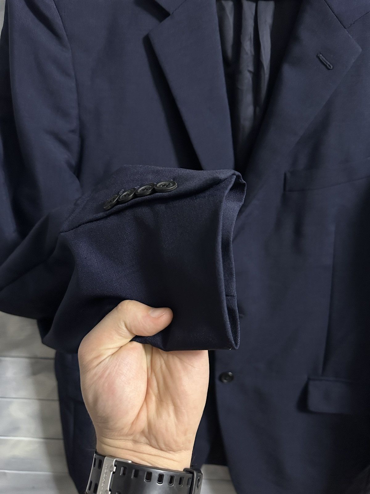 Prada Rare Luxury Blazer Prada Made in Italy 70% Mohair 40% Lana Size 54R - 2 Thumbnail