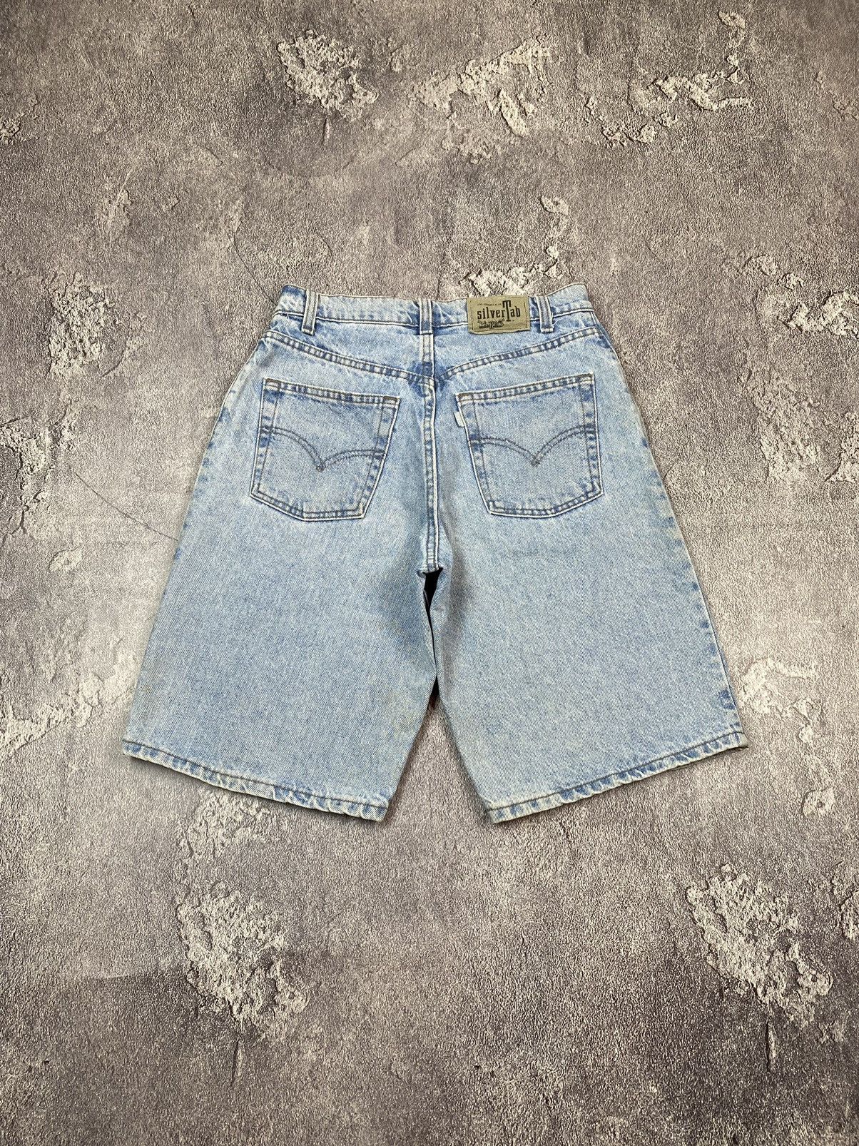 Levi's Vintage 90s Levi’s Silver Tab Loose Fit Stone Washed Shorts Size US 30 / EU 46 - 1 Thumbnail
