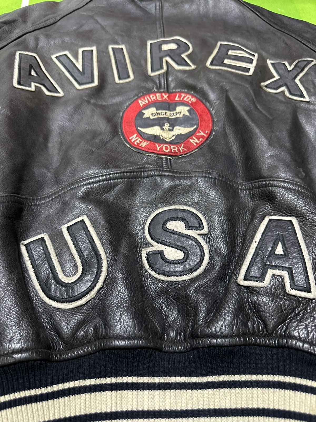 Avirex Avirex USA Leather jacket Size US S / EU 44-46 / 1 - 8 Thumbnail