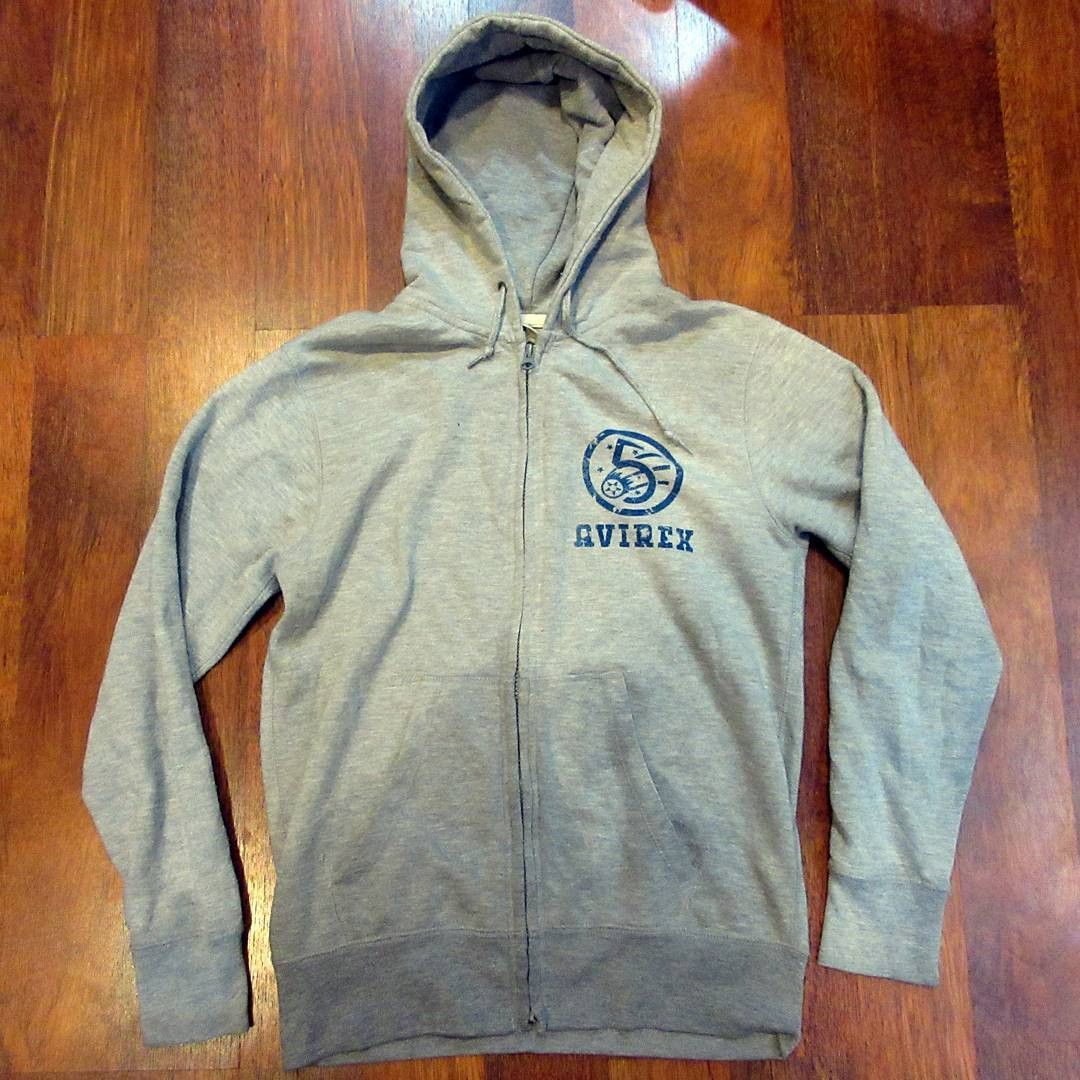 Avirex AVIREX USA GREY HOODIE jacket SIZE M WITH BACKPRINT Size US M / EU 48-50 / 2 - 1 Preview