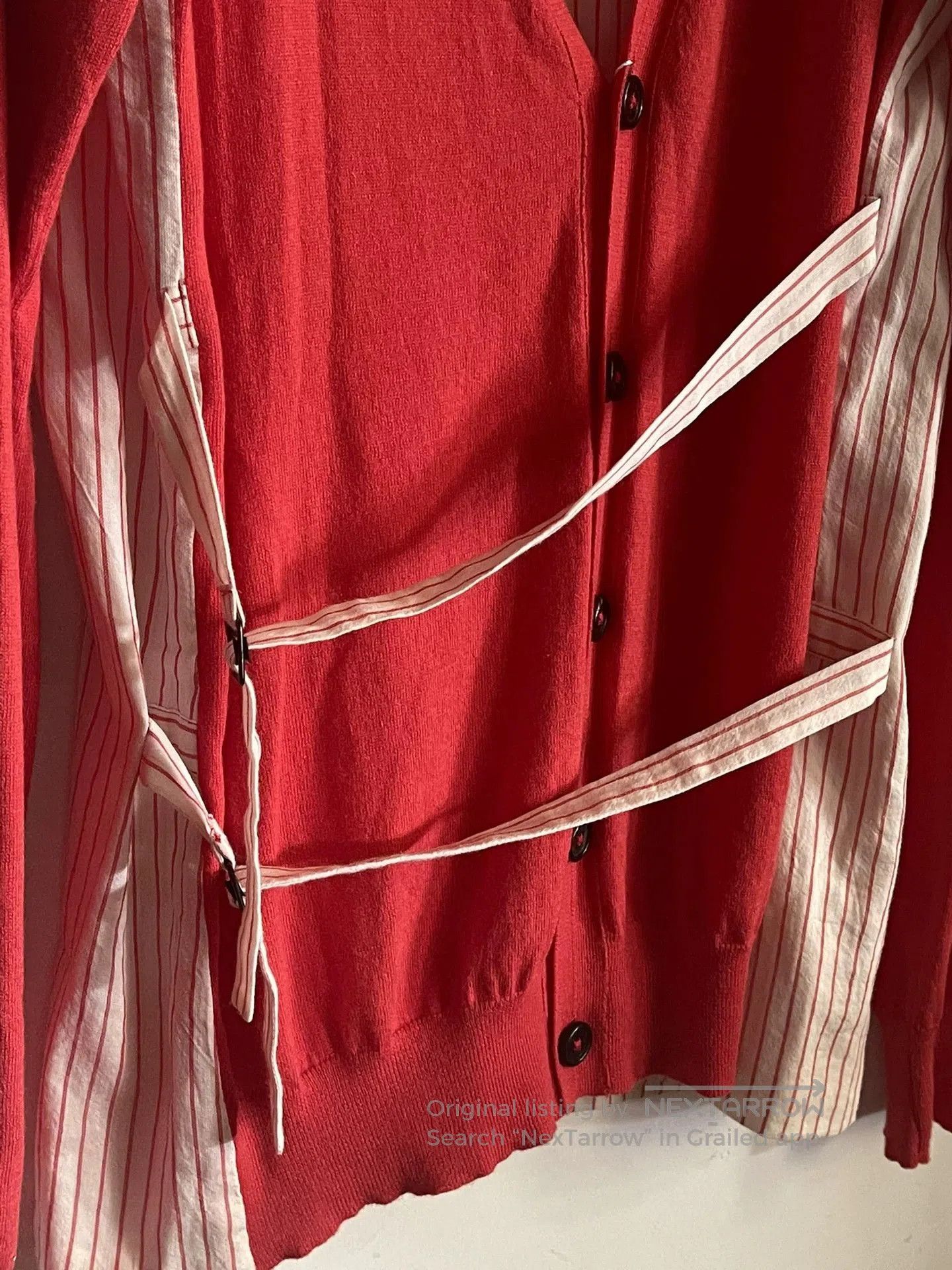 Ann Demeulemeester Ann Demeulemeester Striped Cardigan. Size XXS / US 00 / IT 34 - 4 Thumbnail