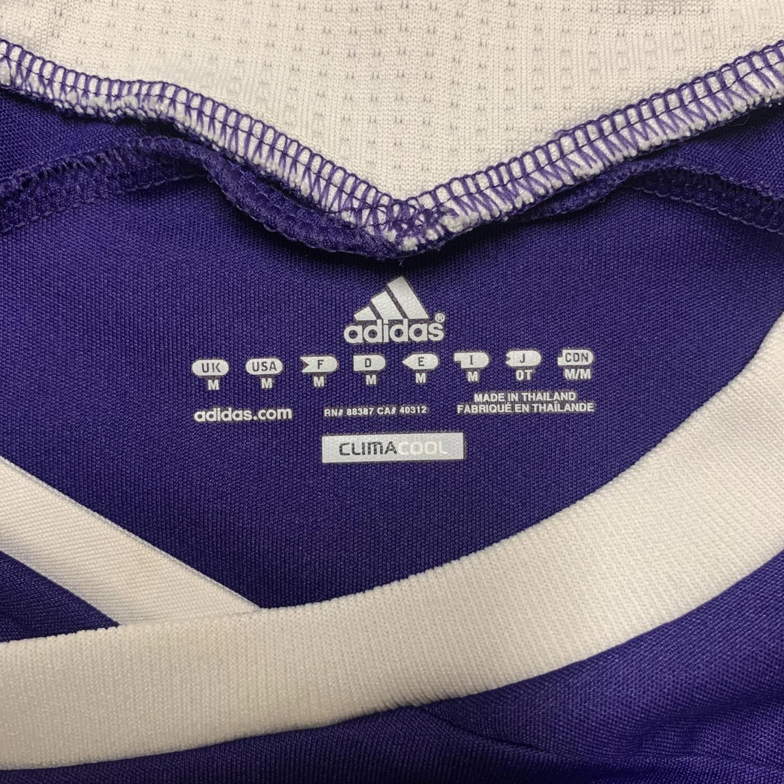 Adidas Adidas Clima Cool Men's Medium Purple Soccer Jersey Size US M / EU 48-50 / 2 - 7 Thumbnail