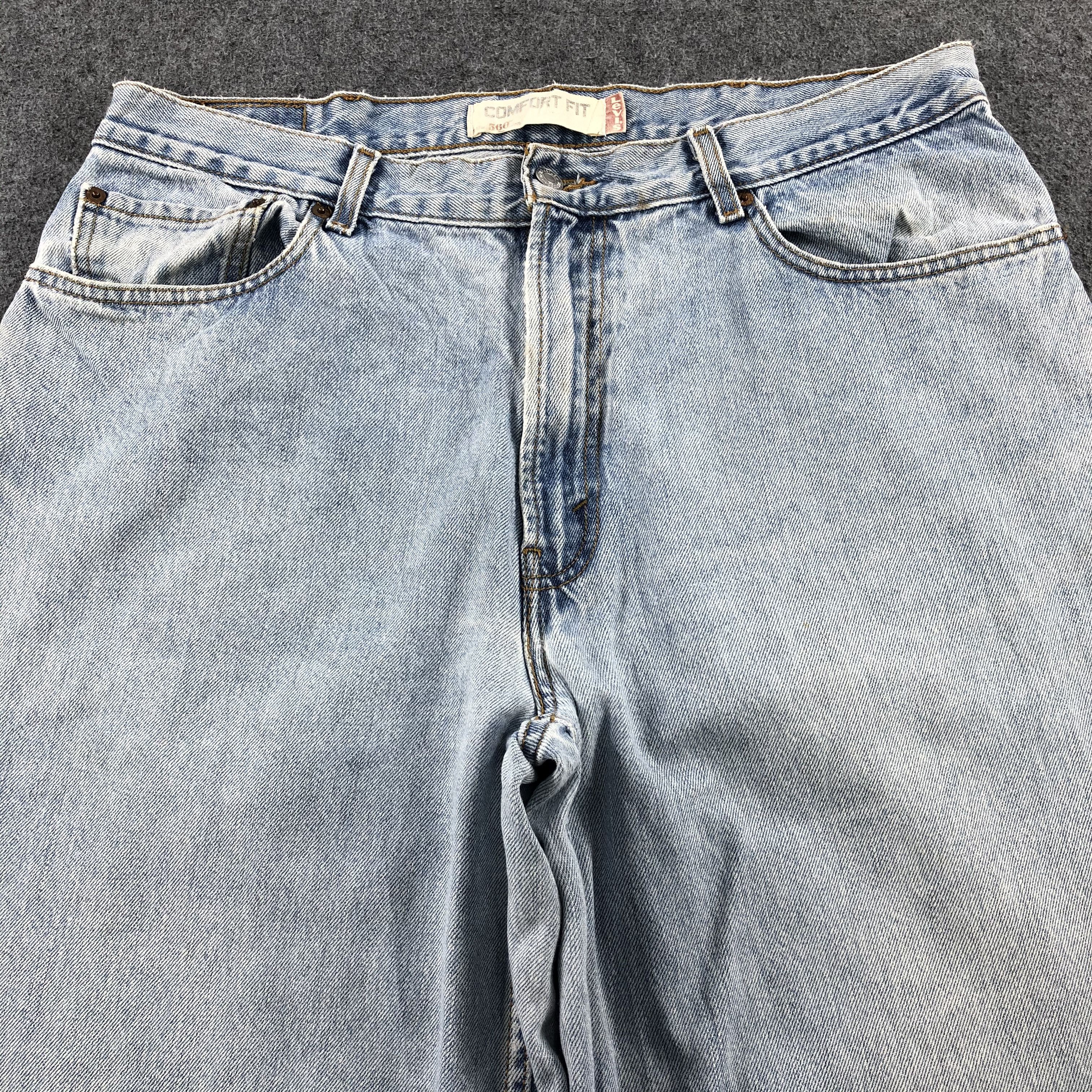 Levi's × Vintage Vintage Light Wash Levis 560 Jeans-JM1781 Size US 38 / EU 54 - 3 Thumbnail