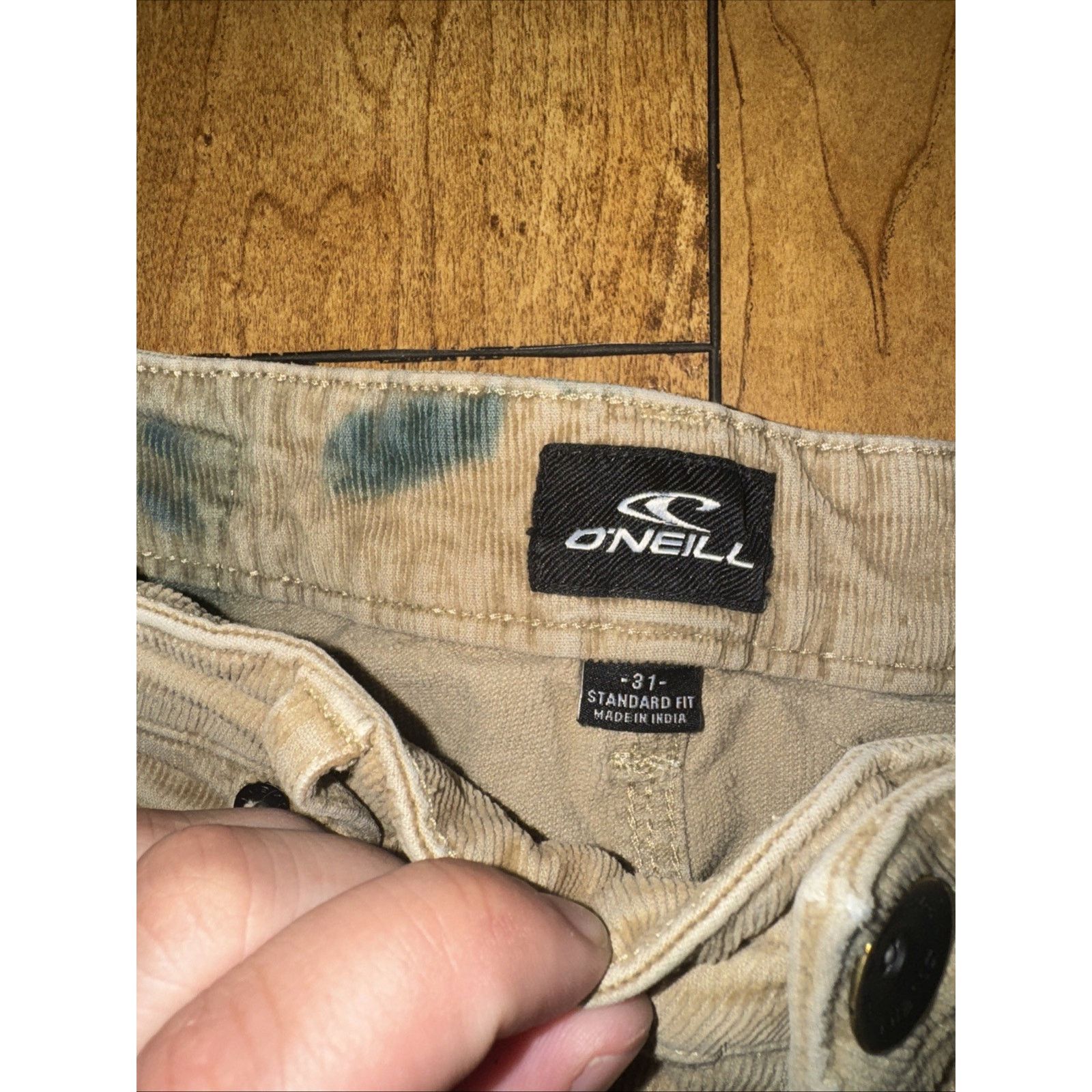 Vintage Vintage O’Neill Corduroy Pants 30x32 Taupe Surf Skate Y2K Size US 30 / EU 46 - 3 Thumbnail