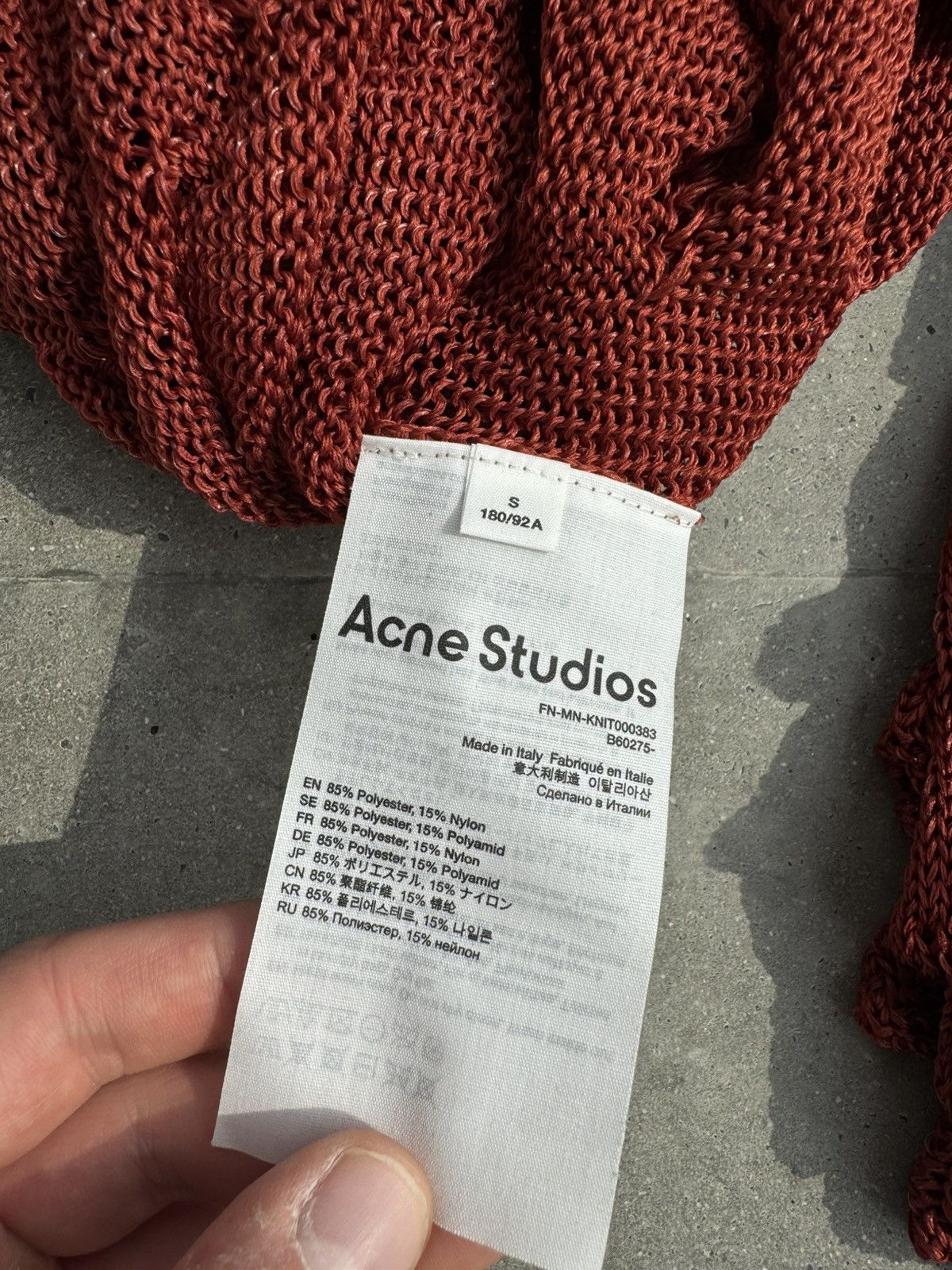 Acne Studios *RARE* Designer Acne Studios spiky Jumper sweater Size US S / EU 44-46 / 1 - 6 Thumbnail