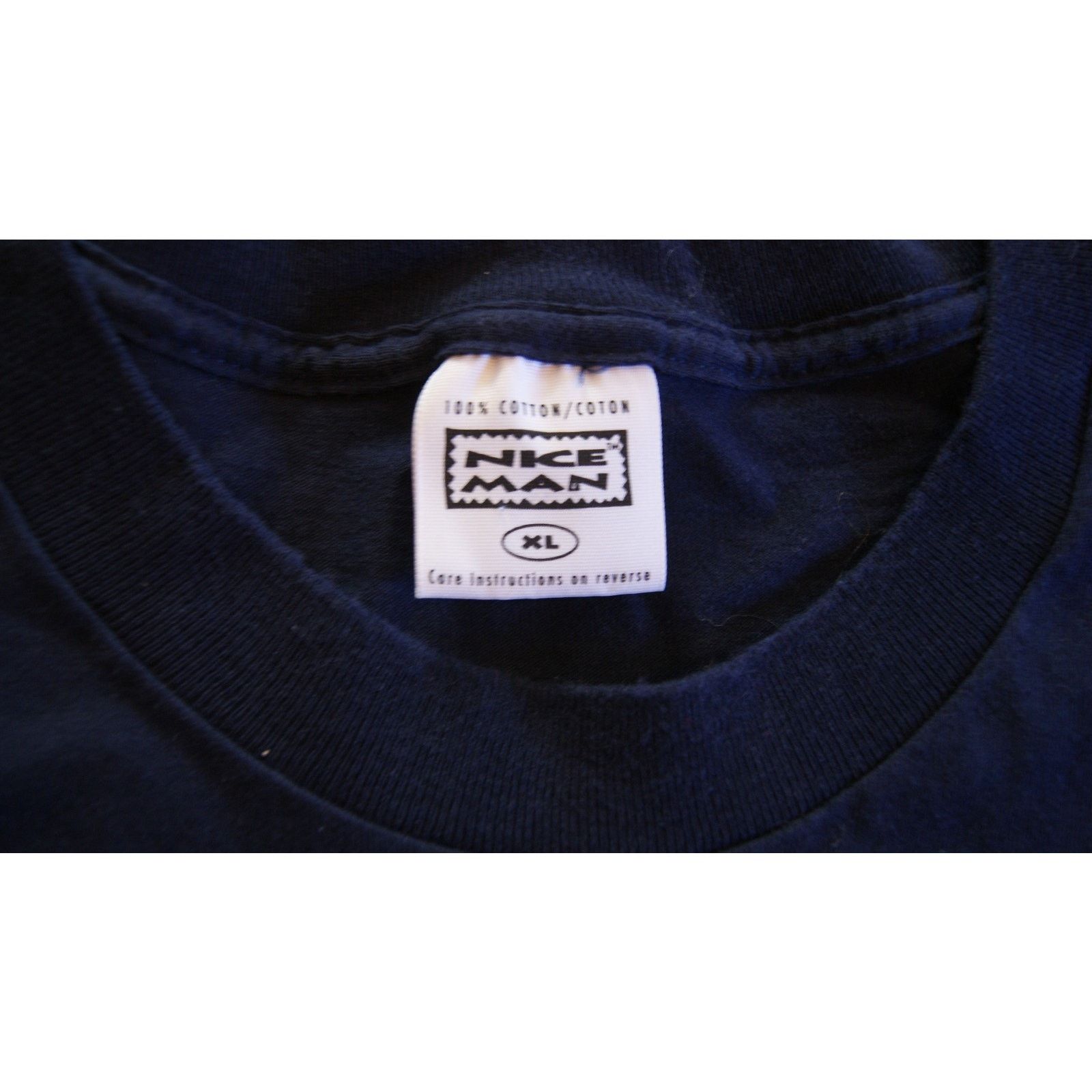 Vintage VTG Corvette Sting Ray Classic Cars Mens XL Blue T-Shirt USA Size US XL / EU 56 / 4 - 4 Thumbnail