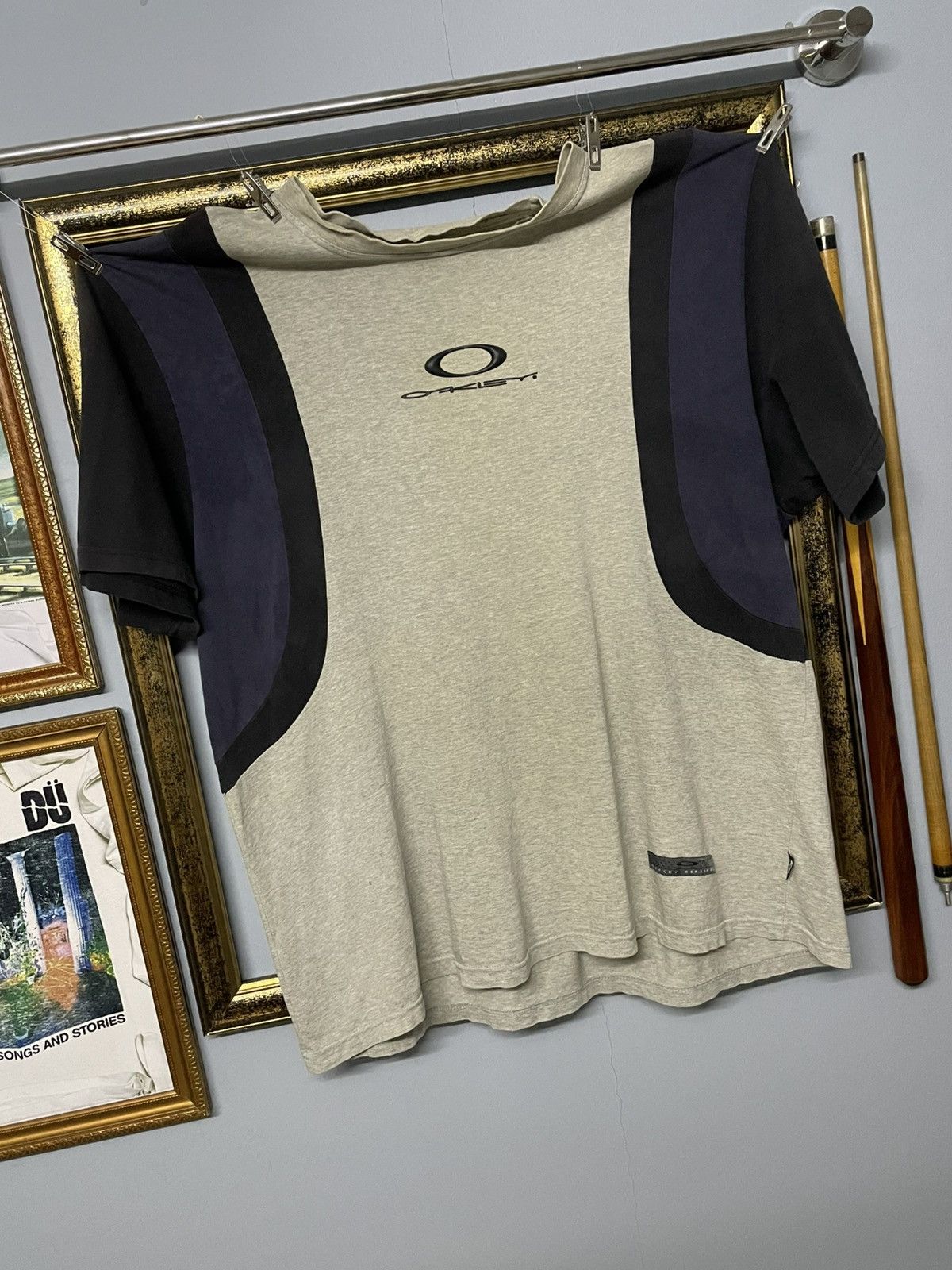 Oakley Vintage 90s Designer Oakley Distressed Tshirt Software Size US XXL / EU 58 / 5 - 2 Thumbnail