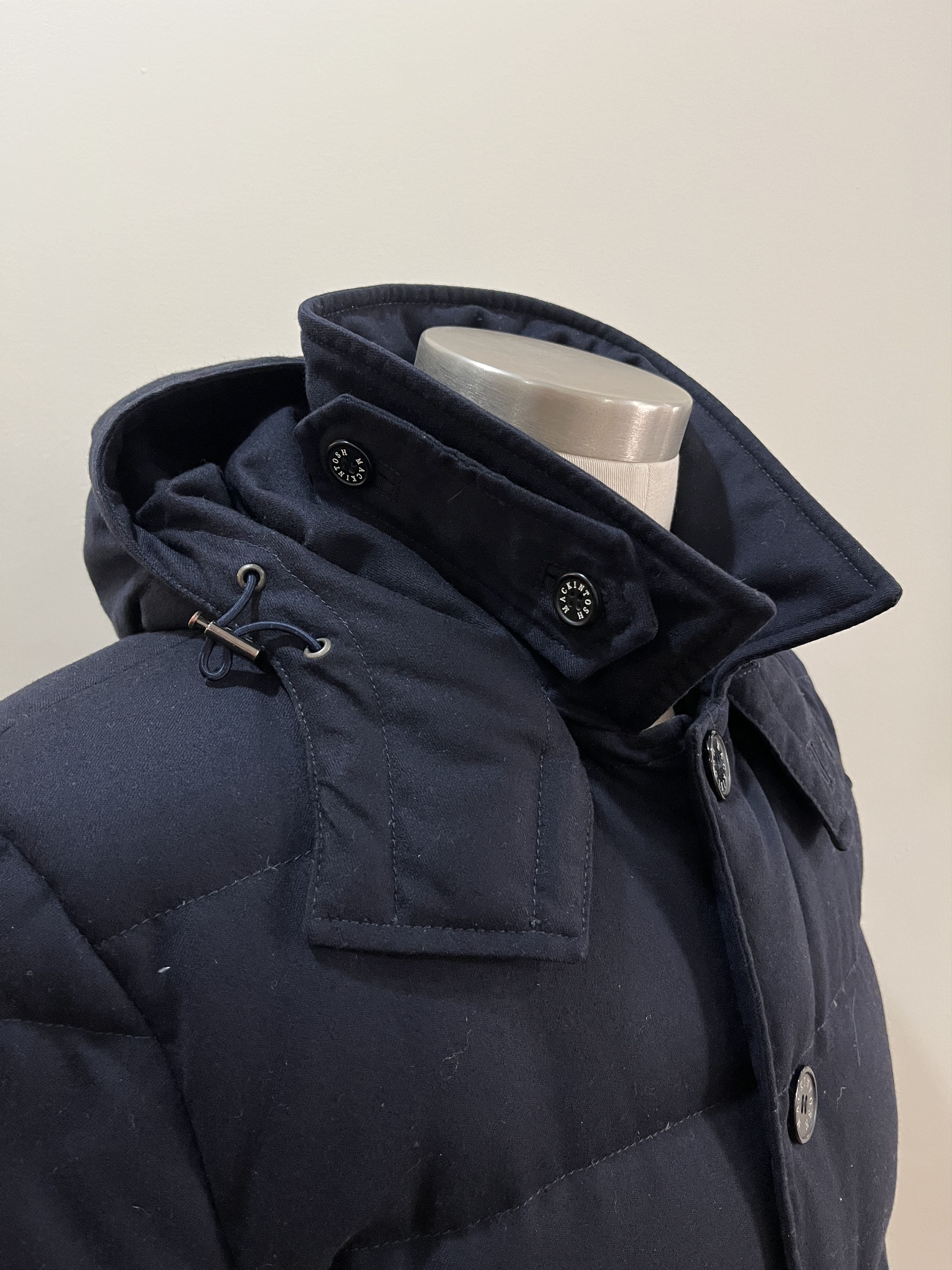 Mackintosh Mackintosh Men's Auchavan Navy Storm System Wool Down Jacket Size US M / EU 48-50 / 2 - 2 Thumbnail