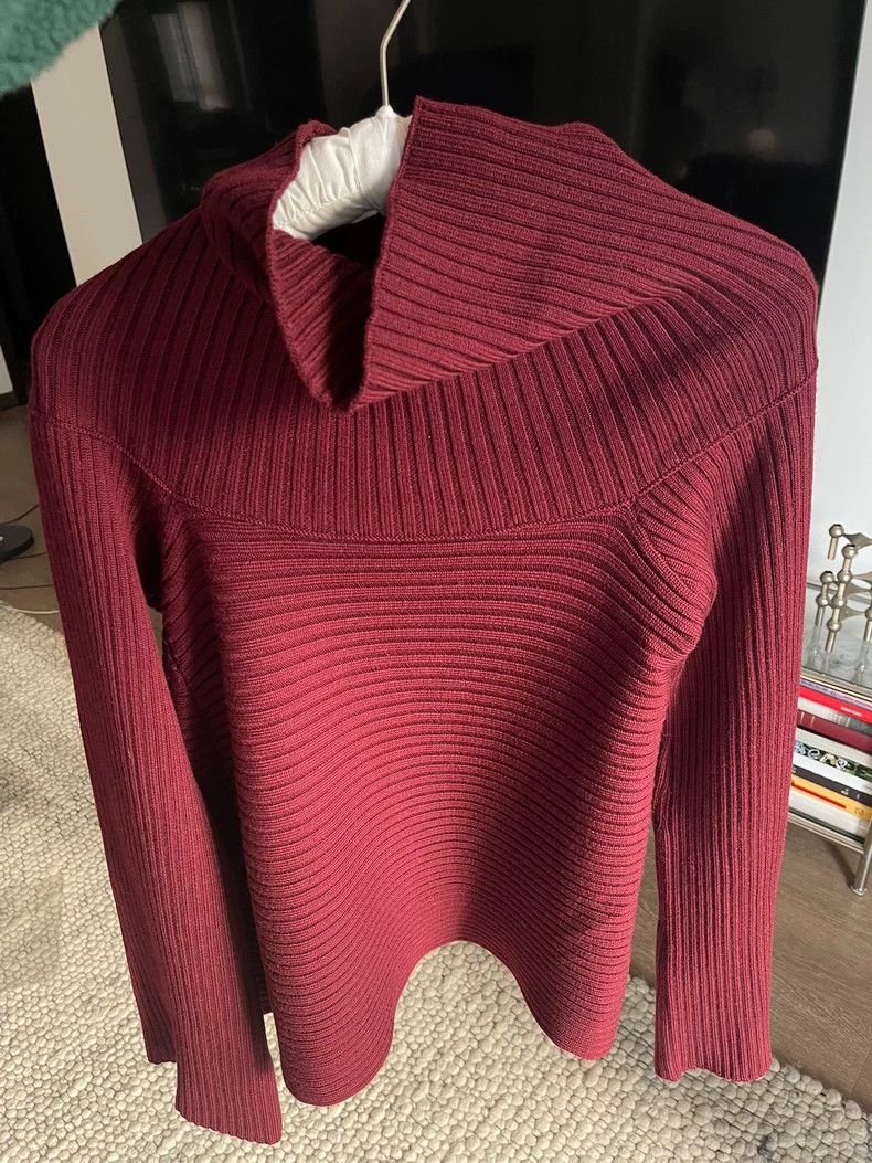 Maison Margiela Maison Margiela Deconstructed Red Sweater Size US M / EU 48-50 / 2 - 1 Thumbnail
