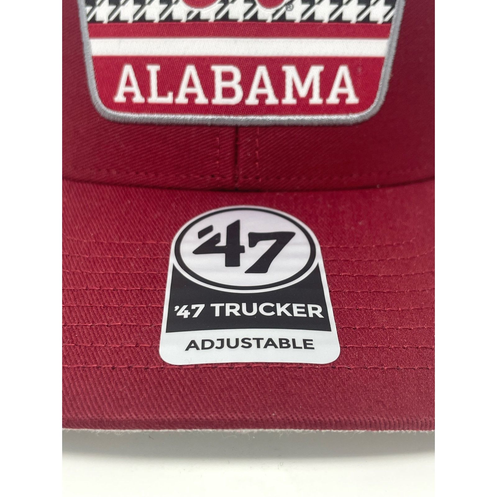 47 Brand Alabama Crimson Roll Tide Hat 47 Brand Trucker Snapback Cap Size ONE SIZE - 3 Thumbnail