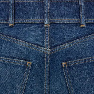 Celine os11x0526 Denim Short in Blue Size 28" / US 6 / IT 42 - 3 Thumbnail