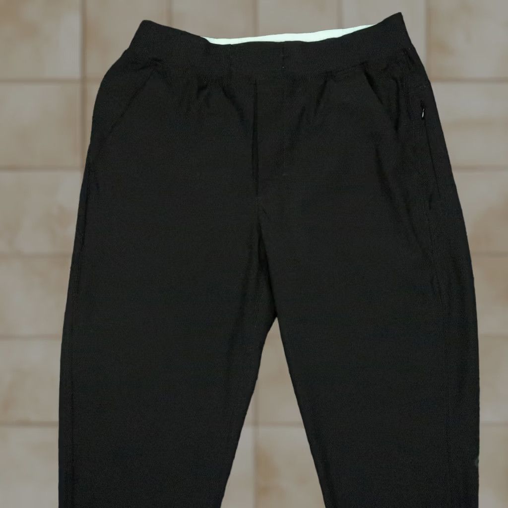 Vintage Birddogs Pants Mens Medium Black Joggers Performance Zip Pocket Lined Size US 31 - 1 Thumbnail