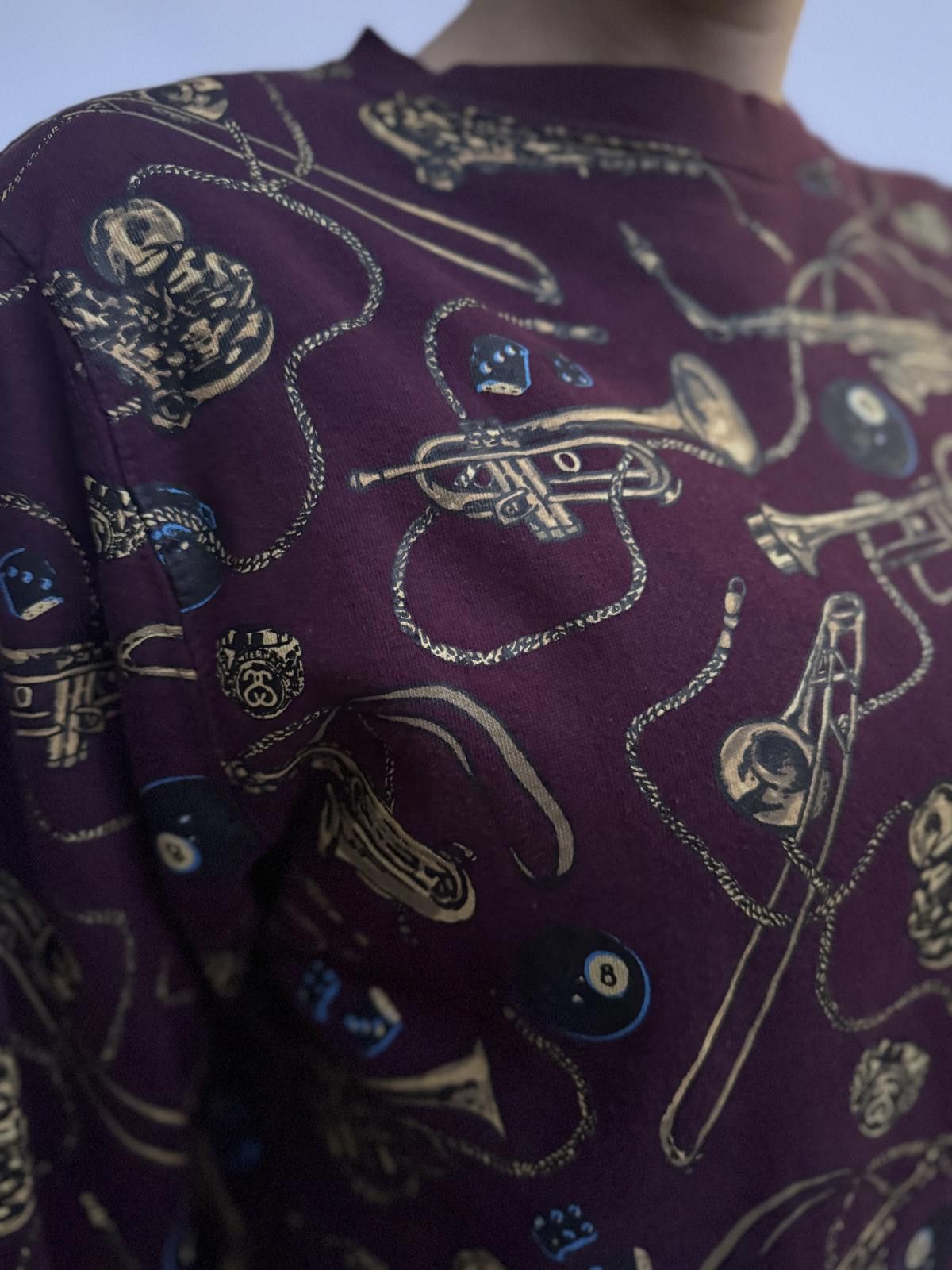 Stussy STUSSY Crewneck Sweatshirt Full Print Stussy Size US M / EU 48-50 / 2 - 4 Thumbnail