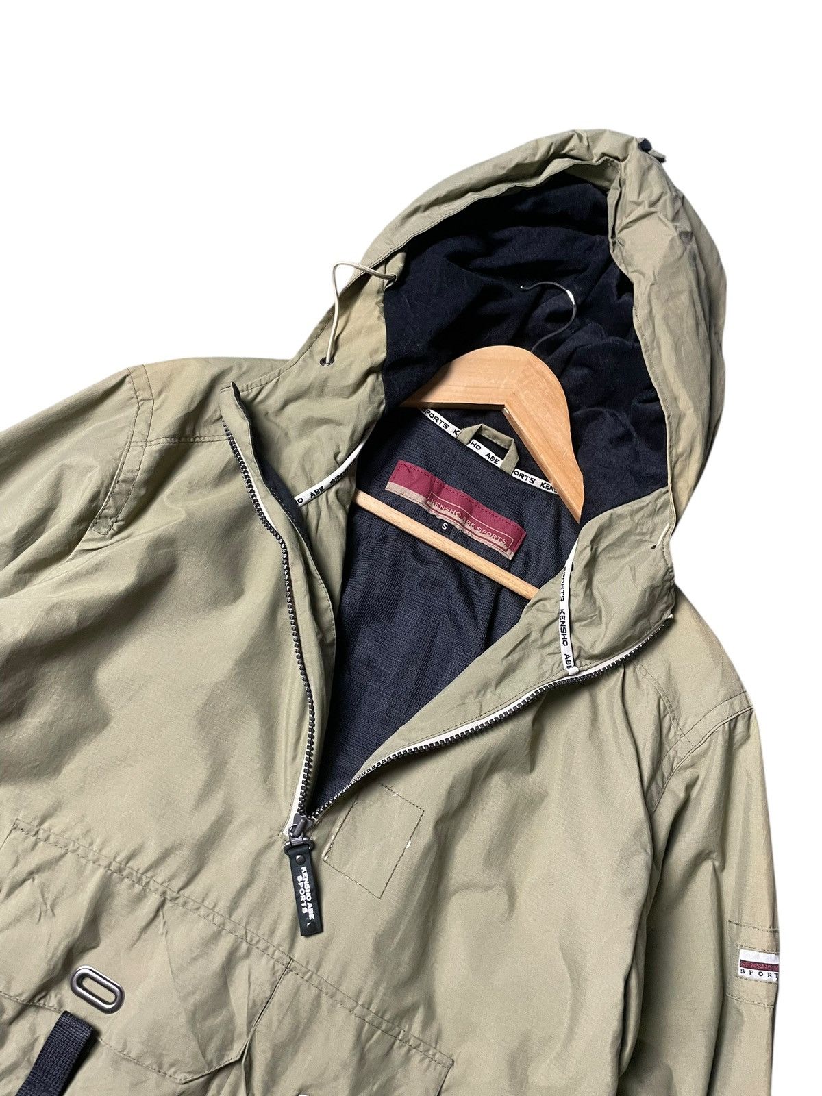 Japanese Brand × Kensho Abe × Vintage Kensho Abe Sports Half Zipper Pullover Jacket (96) Size US S / EU 44-46 / 1 - 8 Thumbnail