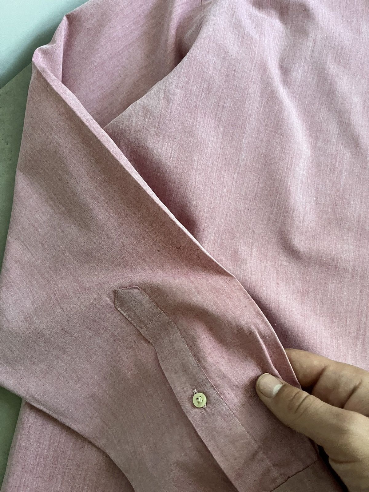 Saint Laurent Paris × Yves Saint Laurent Yves Saint Laurent Vintage Classic Shirt L Size US L / EU 52-54 / 3 - 8 Thumbnail