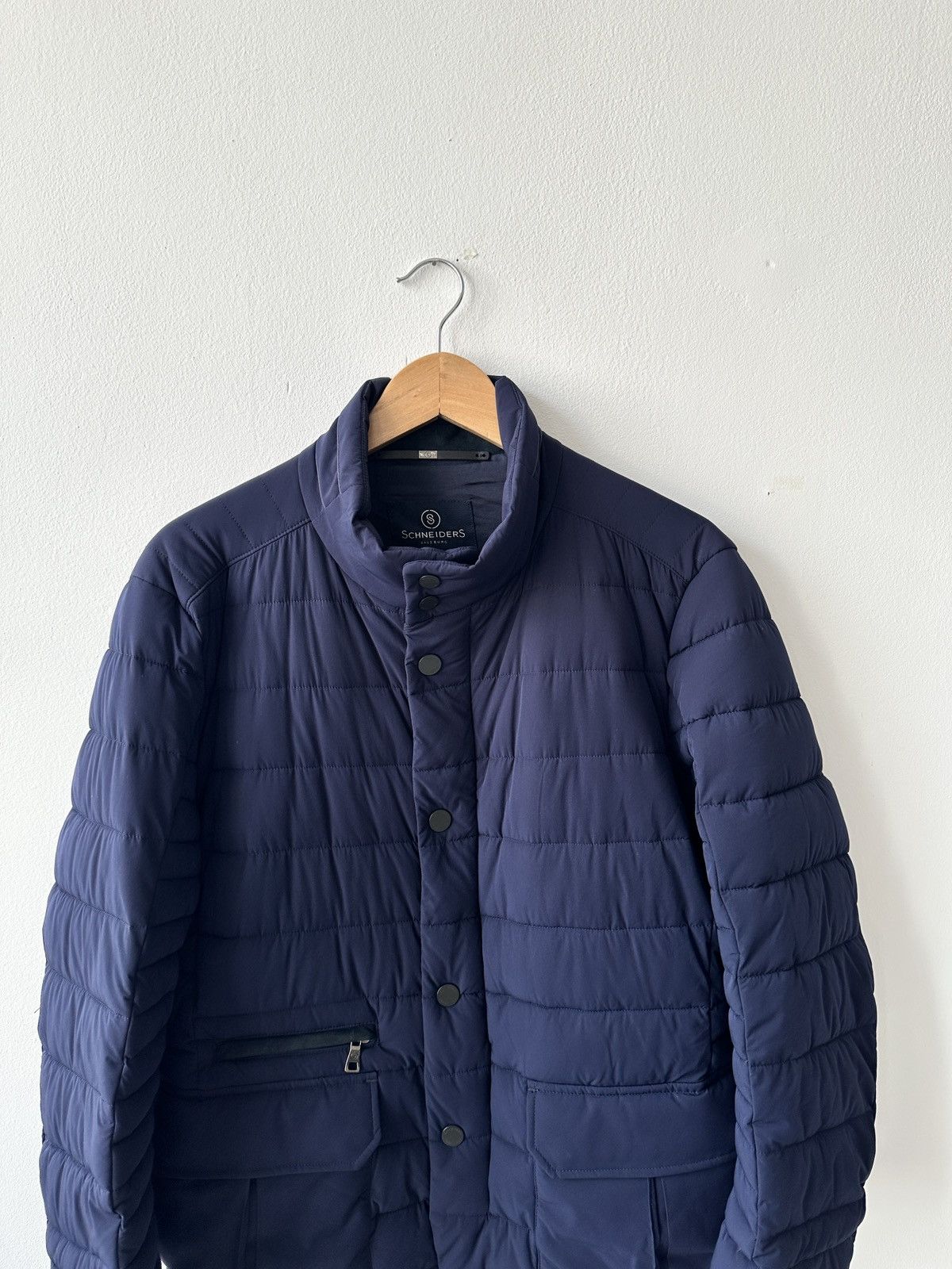 Schneiders Schneiders Salzburg Navy Quilted Micro Down Jacket Size US S / EU 44-46 / 1 - 6 Thumbnail