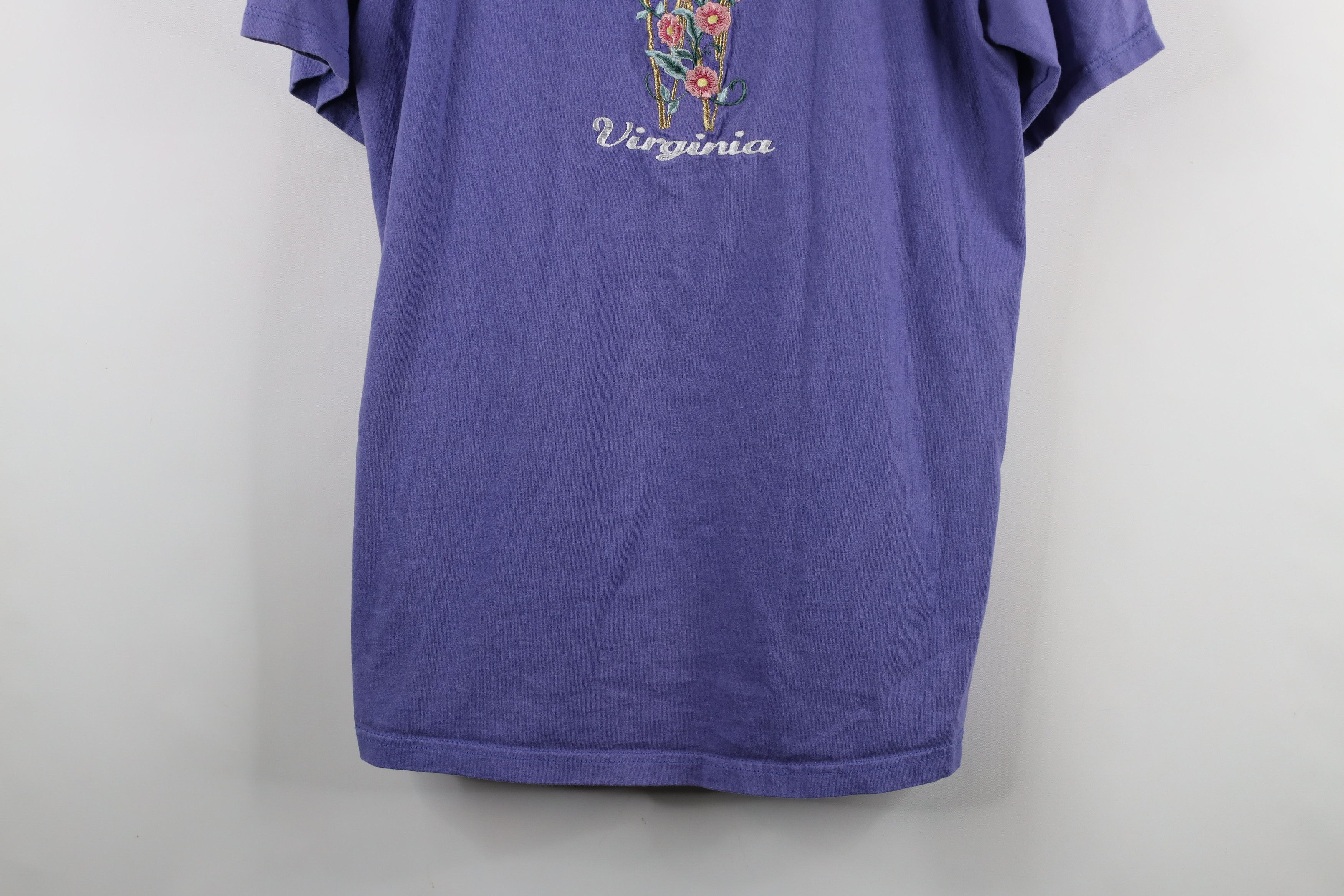 Vintage Vintage 90s Streetwear Williamsburg Virginia T-Shirt USA Size L / US 10 / IT 46 - 3 Thumbnail