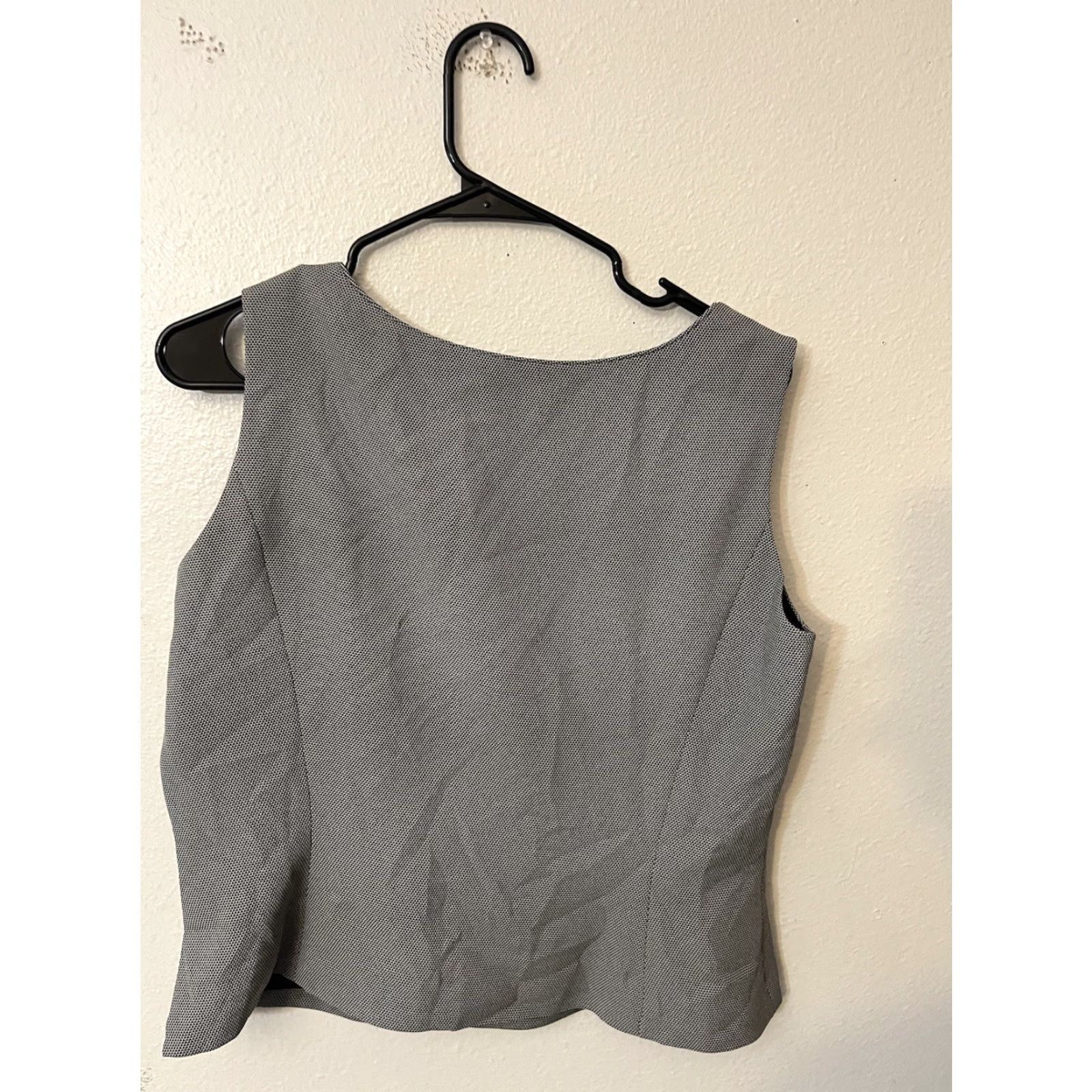 Vintage Tahari Arthur S. Levine Vest Women’s Size 10P Gray Sleeveless Pullover Size L / US 10 / IT 46 - 3 Thumbnail