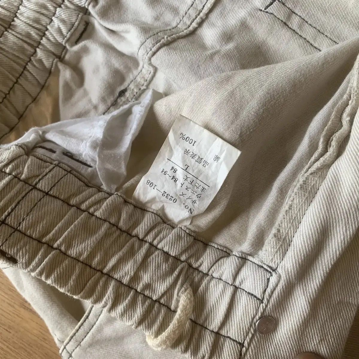 Japanese Brand VINTAGE RATION LAVEUR TROUSERS SPRINGWAIST BAGGY CARGO PANTS Size US 34 / EU 50 - 7 Thumbnail