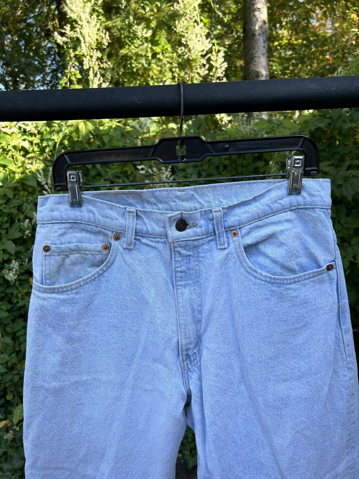 Levi's × Vintage Vintage Levis 550 Faded Light Wash Made In USA RARE Size US 30 / EU 46 - 6 Thumbnail