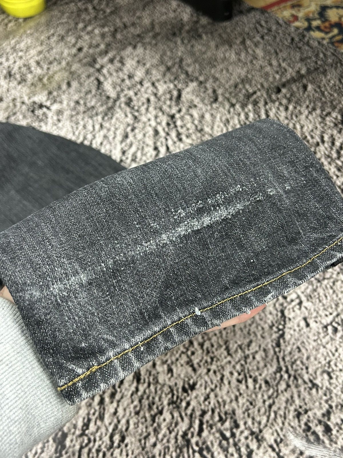 Japanese Brand Vintage Japanese Selvedge Denim Jeans Cinch Back Distressed Size US 31 - 23 Thumbnail